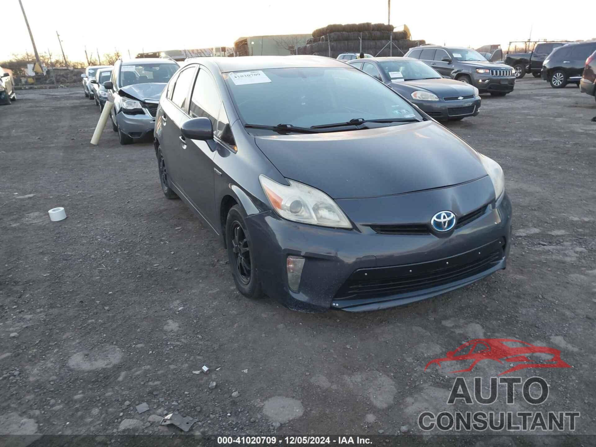 TOYOTA PRIUS 2012 - JTDKN3DU7C5500401