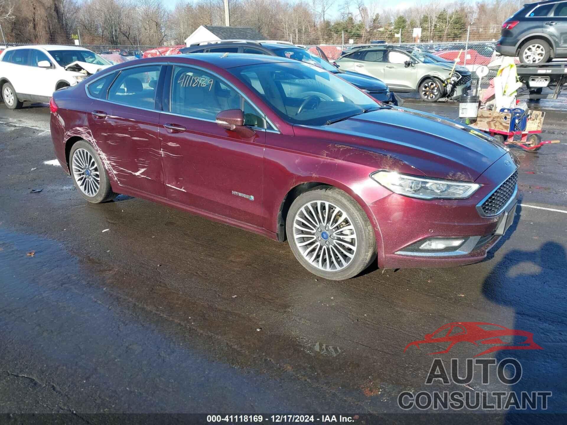 FORD FUSION HYBRID 2018 - 3FA6P0RU8JR157147