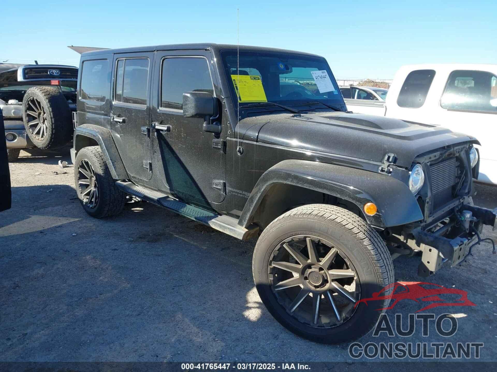 JEEP WRANGLER JK UNLIMITED 2018 - 1C4BJWEGXJL848708