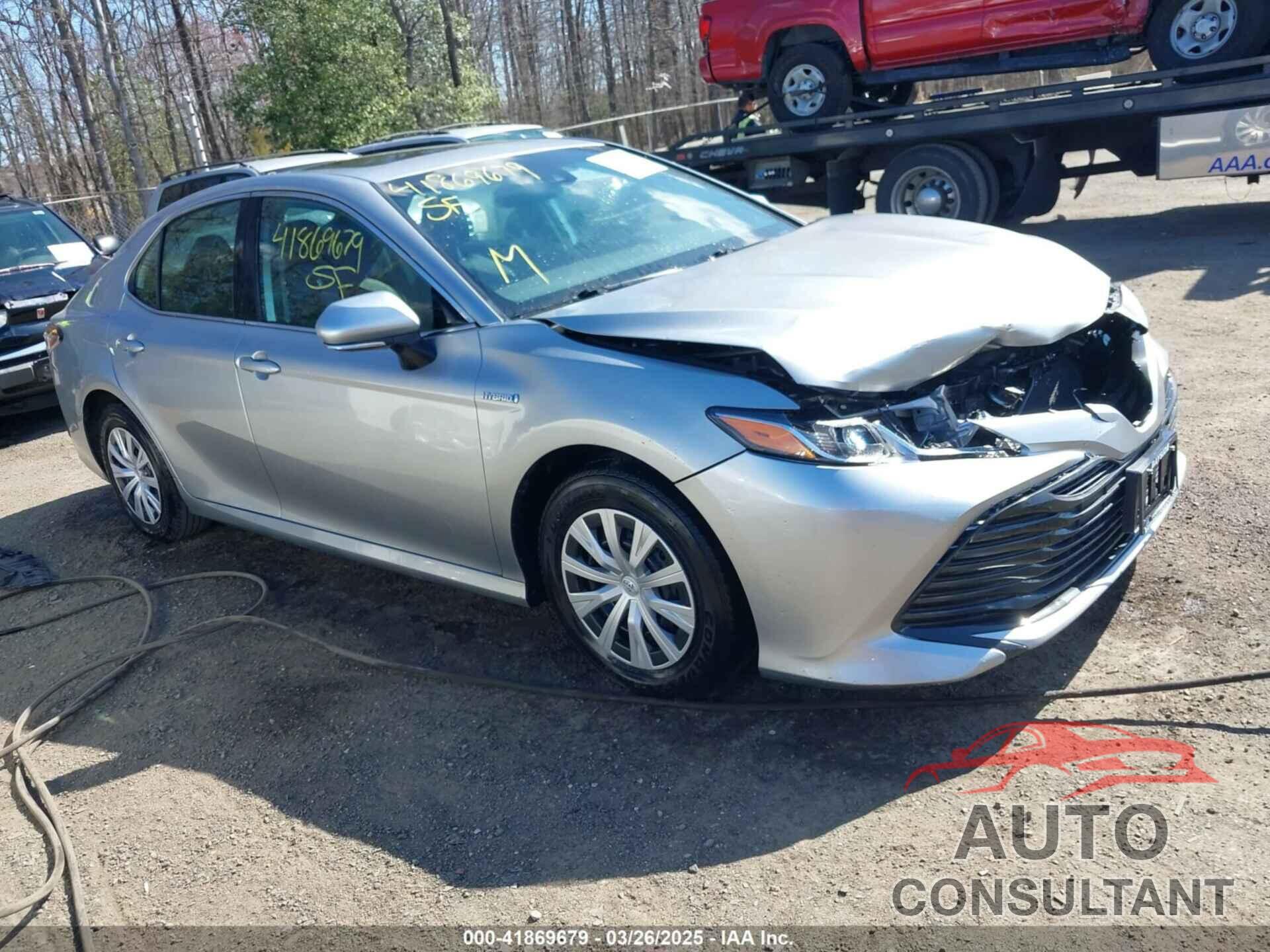 TOYOTA CAMRY HYBRID 2019 - 4T1B31HK3KU509874