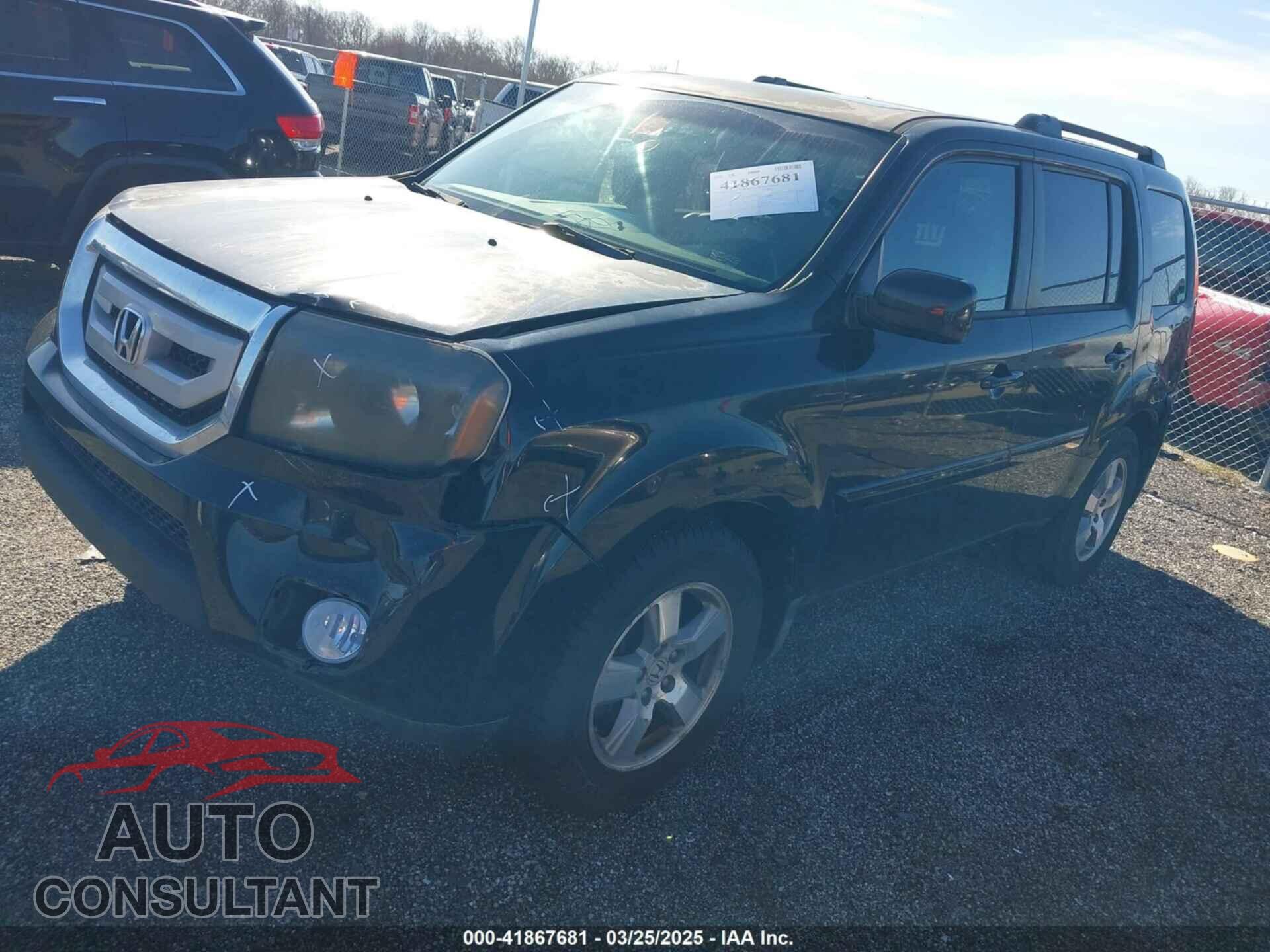 HONDA PILOT 2011 - 5FNYF4H65BB004213