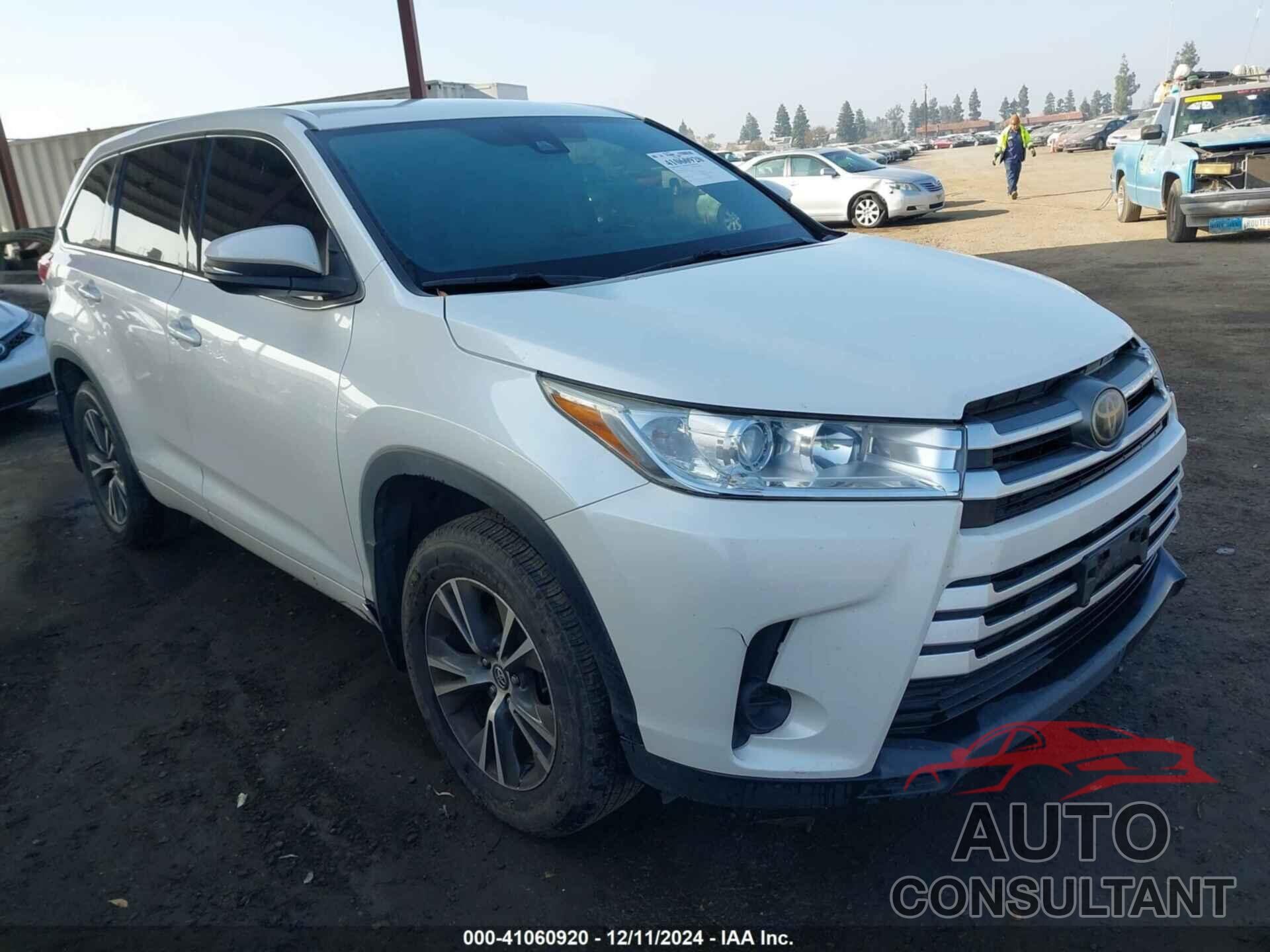 TOYOTA HIGHLANDER 2017 - 5TDBZRFH9HS429033