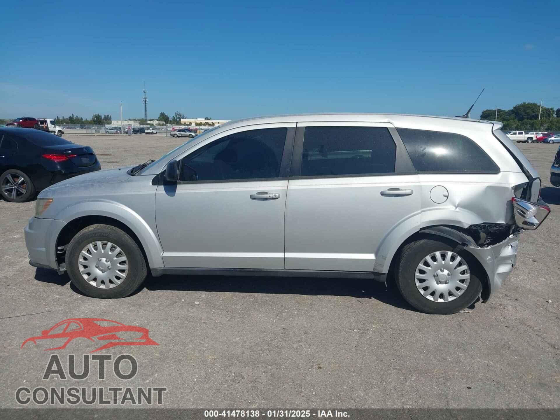 DODGE JOURNEY 2012 - 3C4PDCAB5CT144851