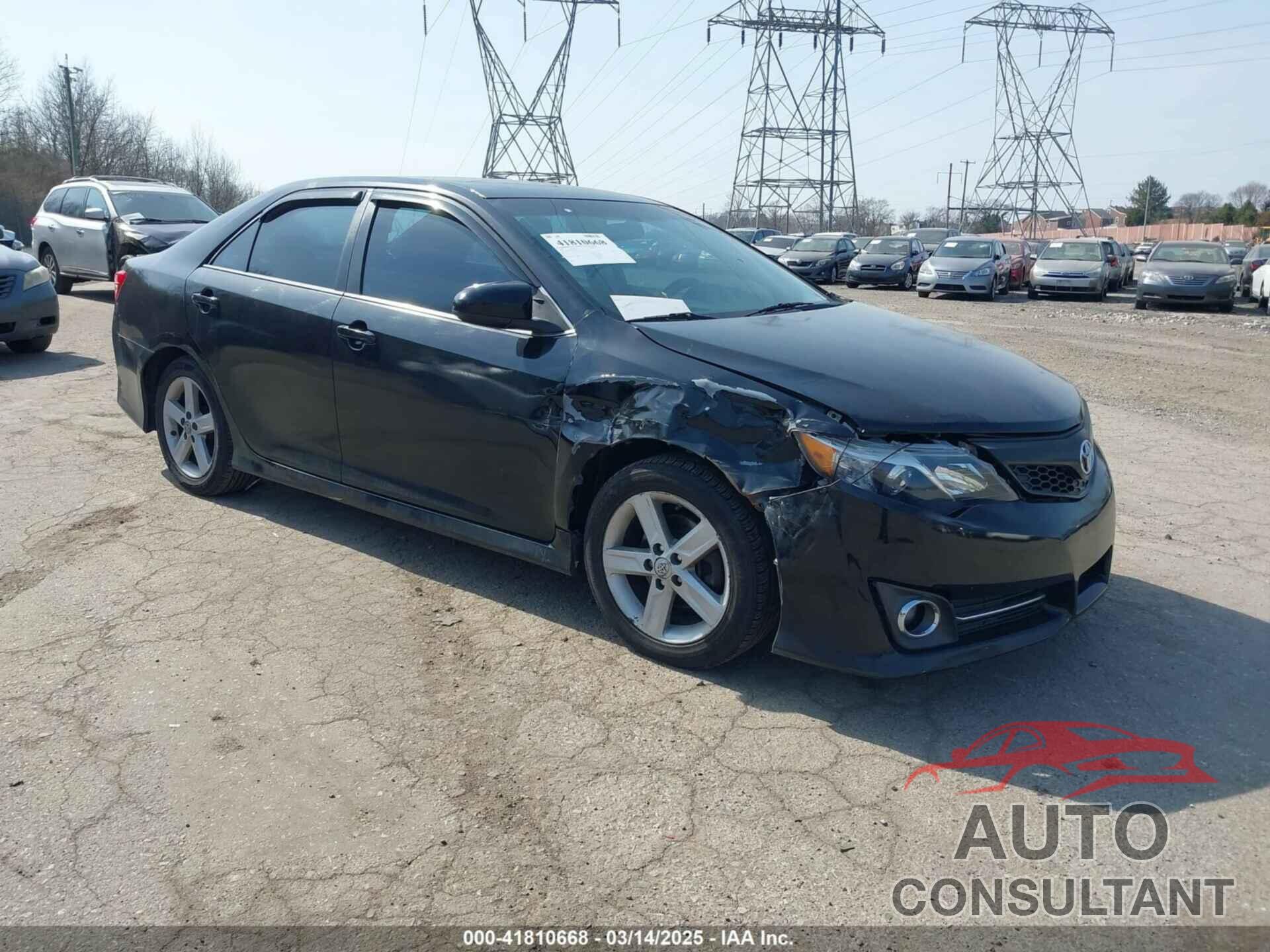 TOYOTA CAMRY 2012 - 4T1BF1FK3CU145533
