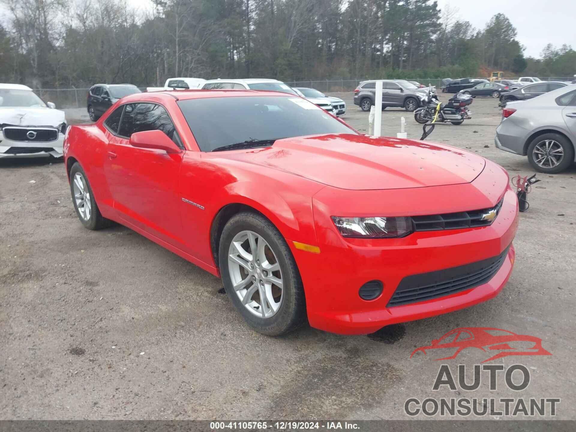 CHEVROLET CAMARO 2014 - 2G1FE1E30E9247271