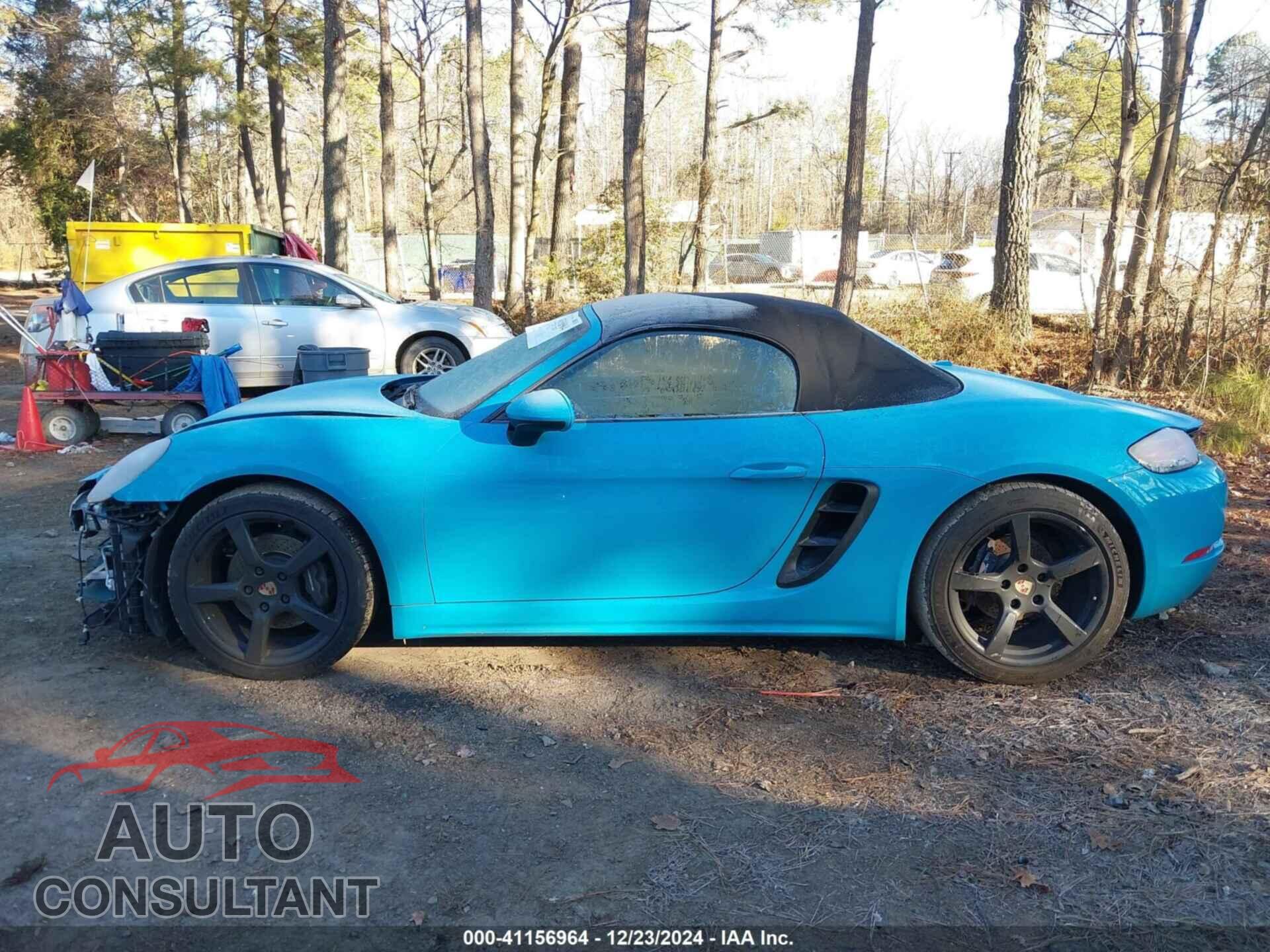 PORSCHE 718 BOXSTER 2017 - WP0CA2A82HS221013