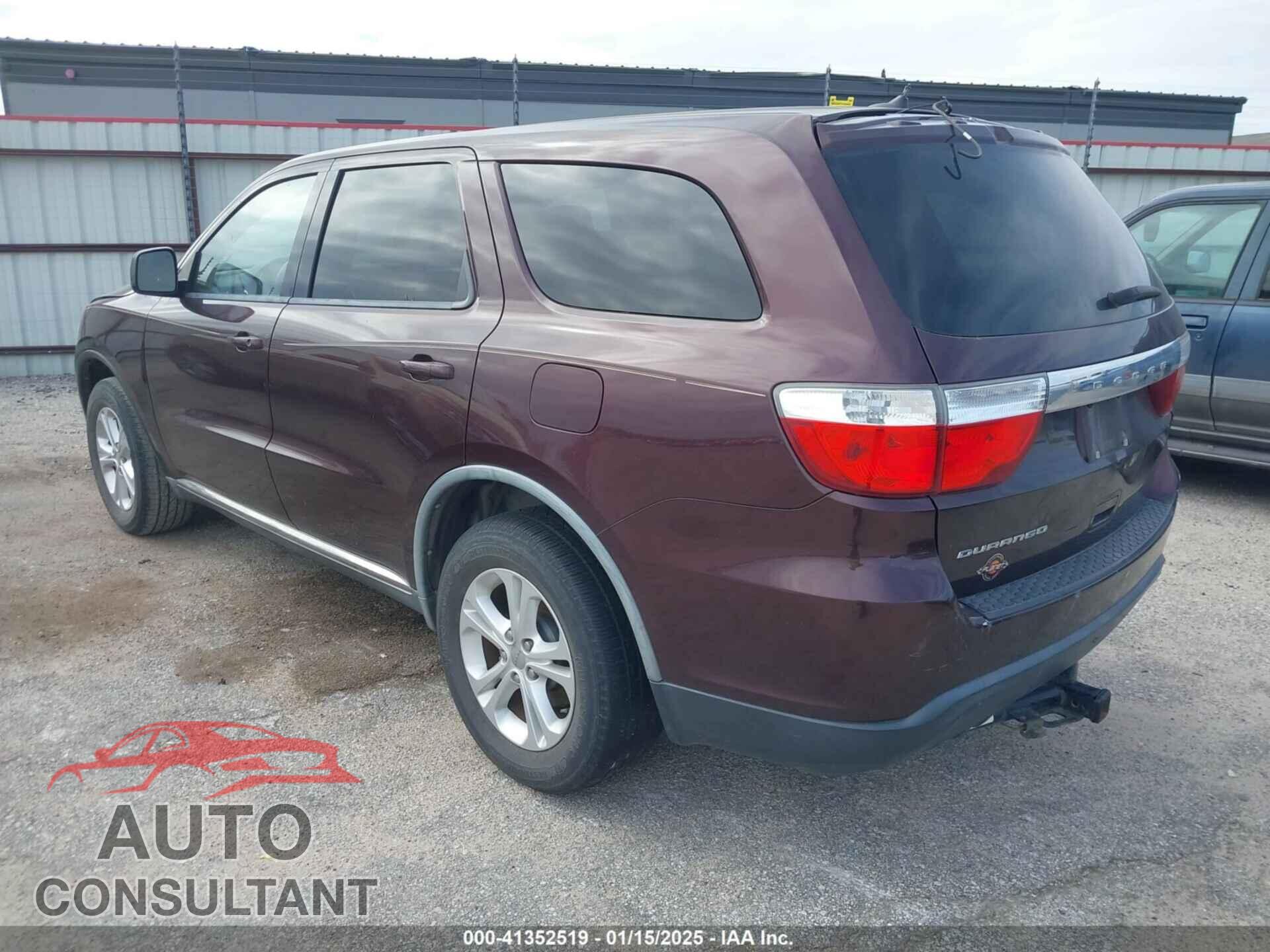 DODGE DURANGO 2012 - 1C4RDHAG5CC146709