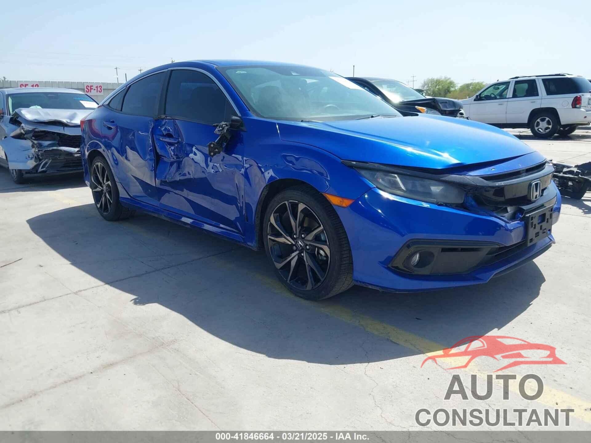 HONDA CIVIC 2019 - 2HGFC2E89KH566573