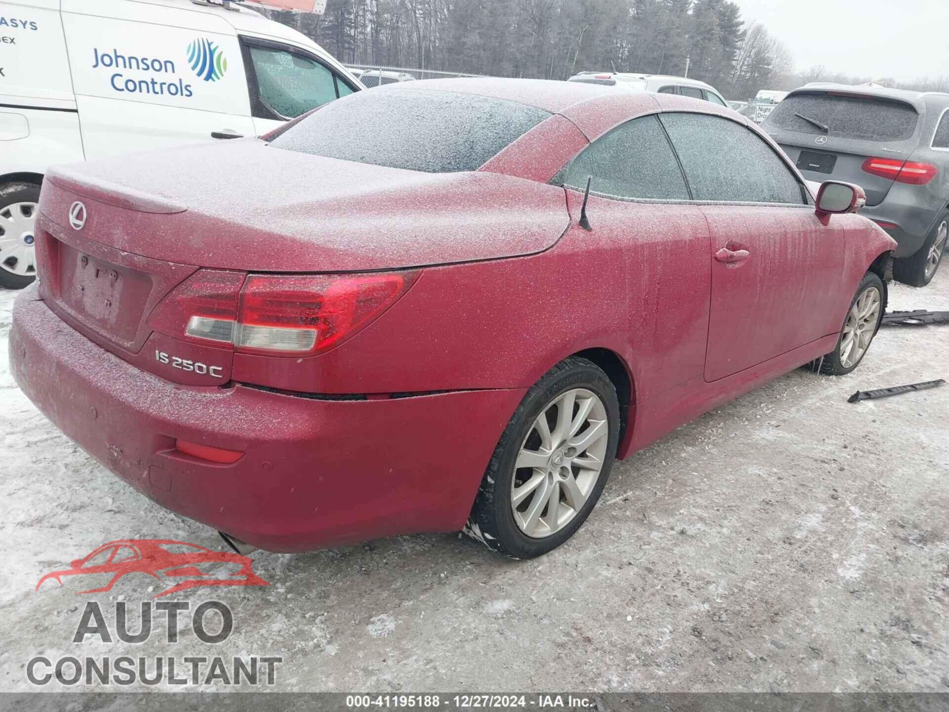 LEXUS IS 250C 2010 - JTHFF2C24A2504878