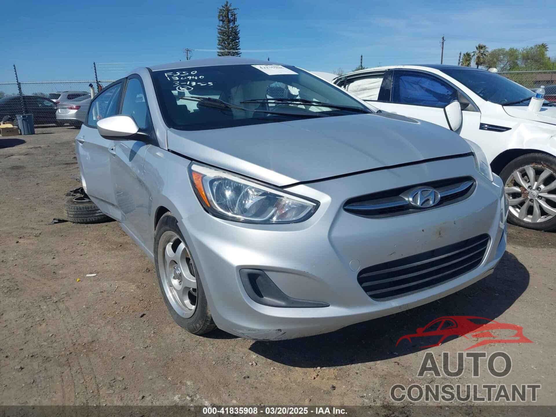 HYUNDAI ACCENT 2015 - KMHCT4AE3FU842219