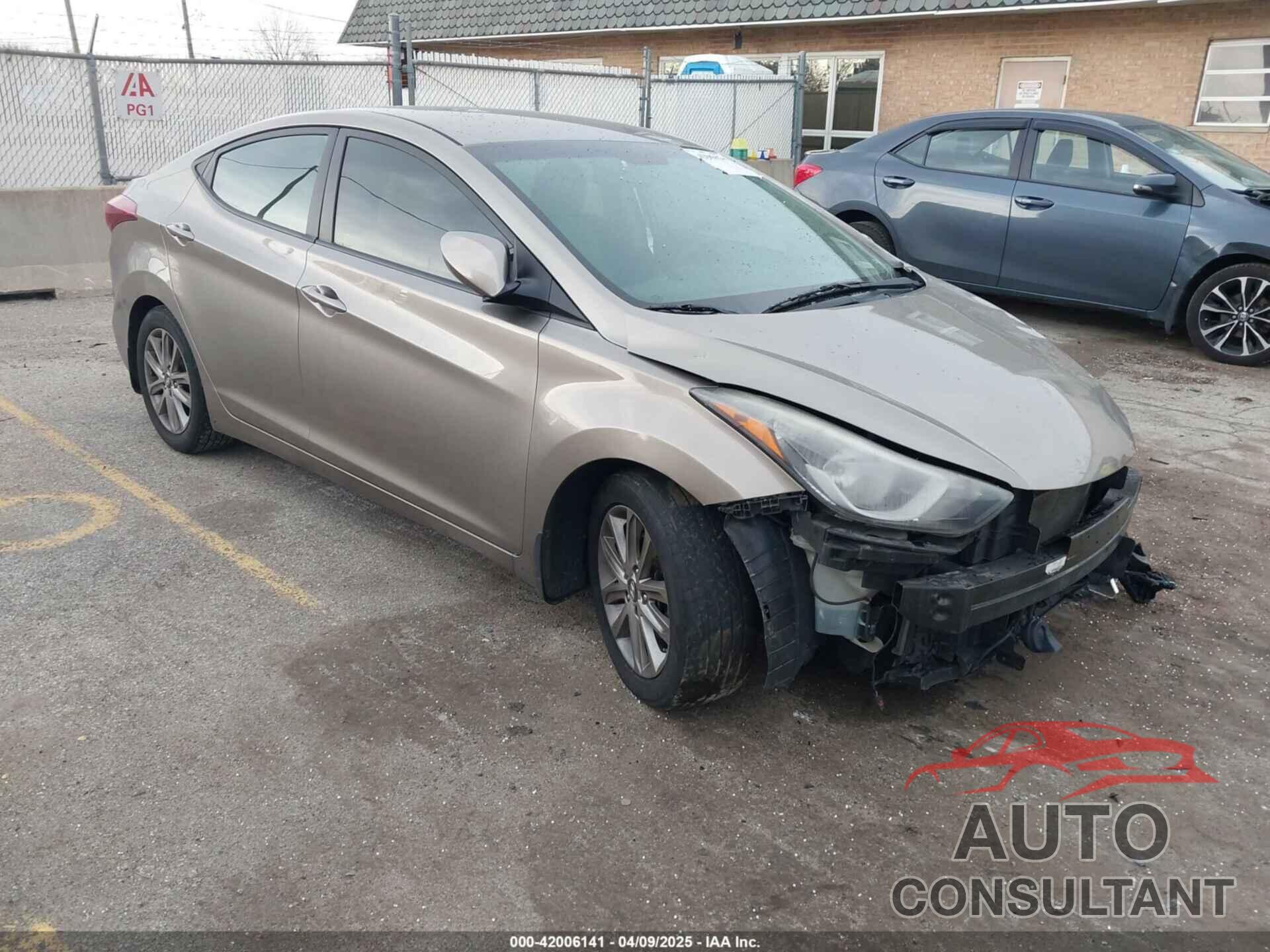 HYUNDAI ELANTRA 2014 - 5NPDH4AE1EH535148