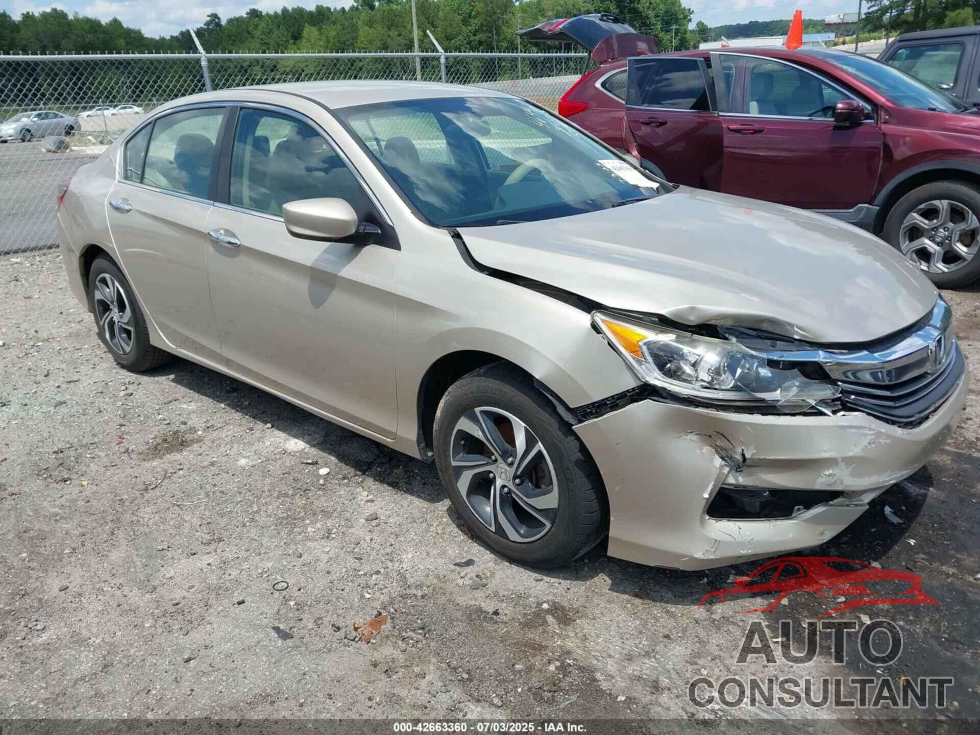 HONDA ACCORD 2017 - 1HGCR2F32HA251917
