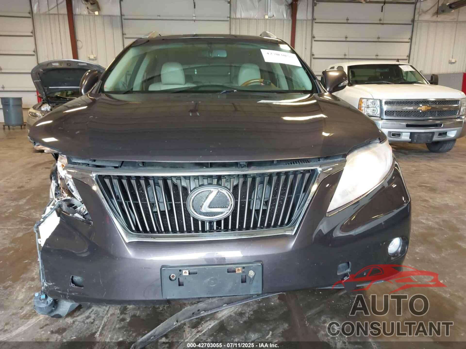 LEXUS RX 350 2010 - 2T2BK1BA4AC012296