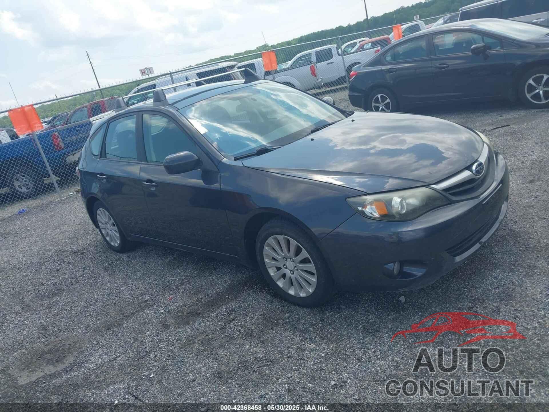 SUBARU IMPREZA 2011 - JF1GH6B66BG822054