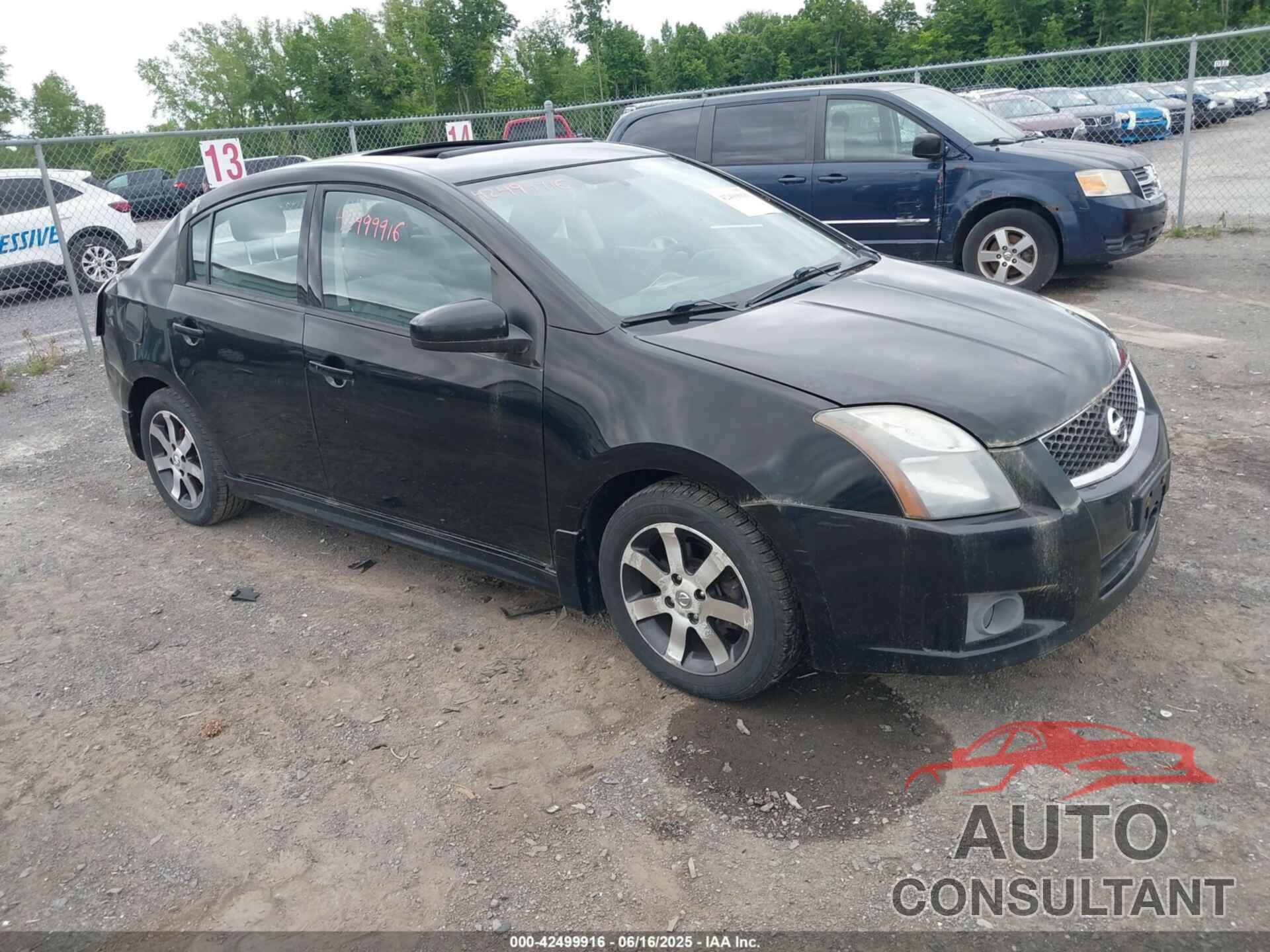 NISSAN SENTRA 2012 - 3N1AB6AP2CL621571