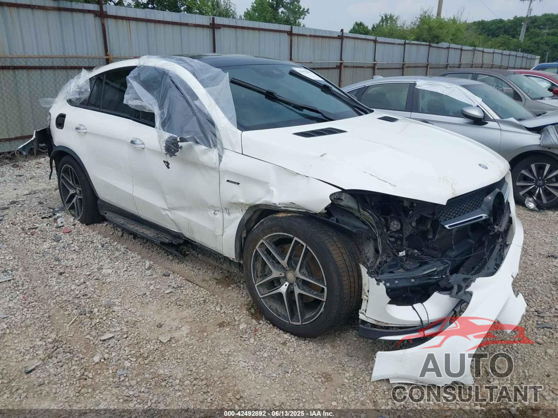 MERCEDES-BENZ GLE 450 AMG COUPE 2016 - 4JGED6EB2GA047828