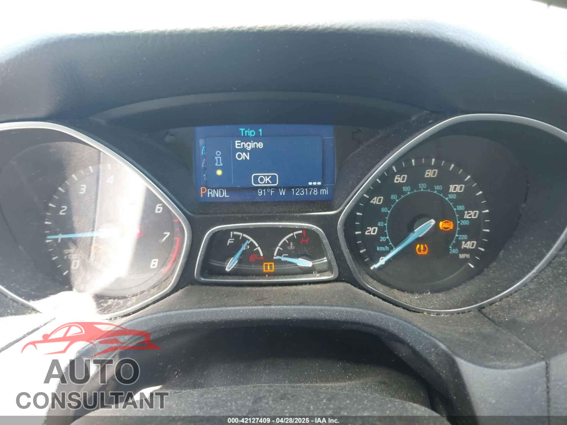 FORD FOCUS 2013 - 1FADP3F23DL358498
