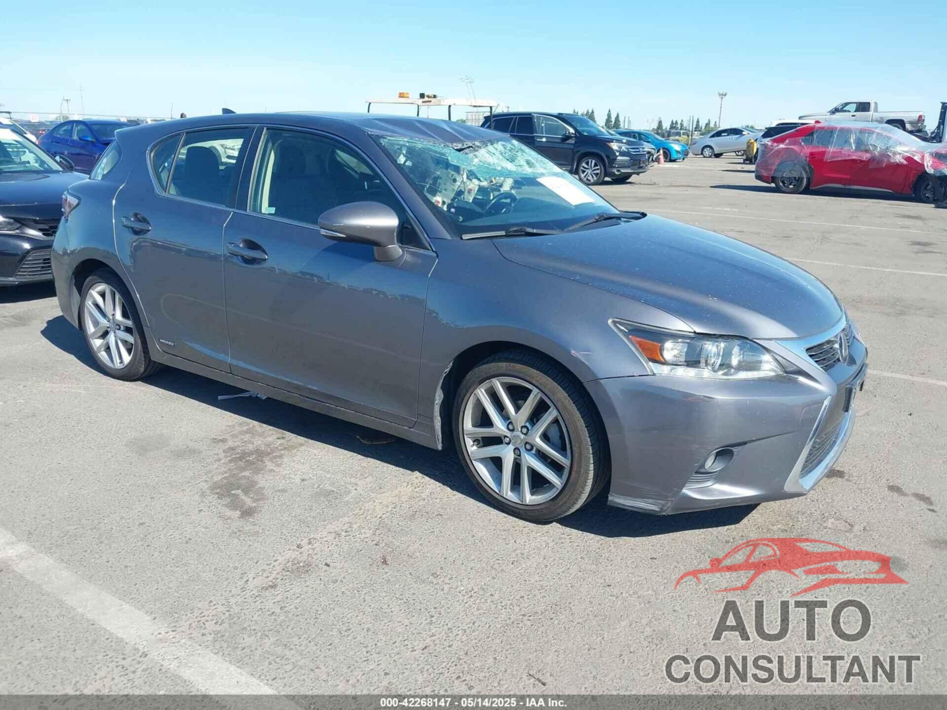 LEXUS CT 200H 2017 - JTHKD5BH8H2299409