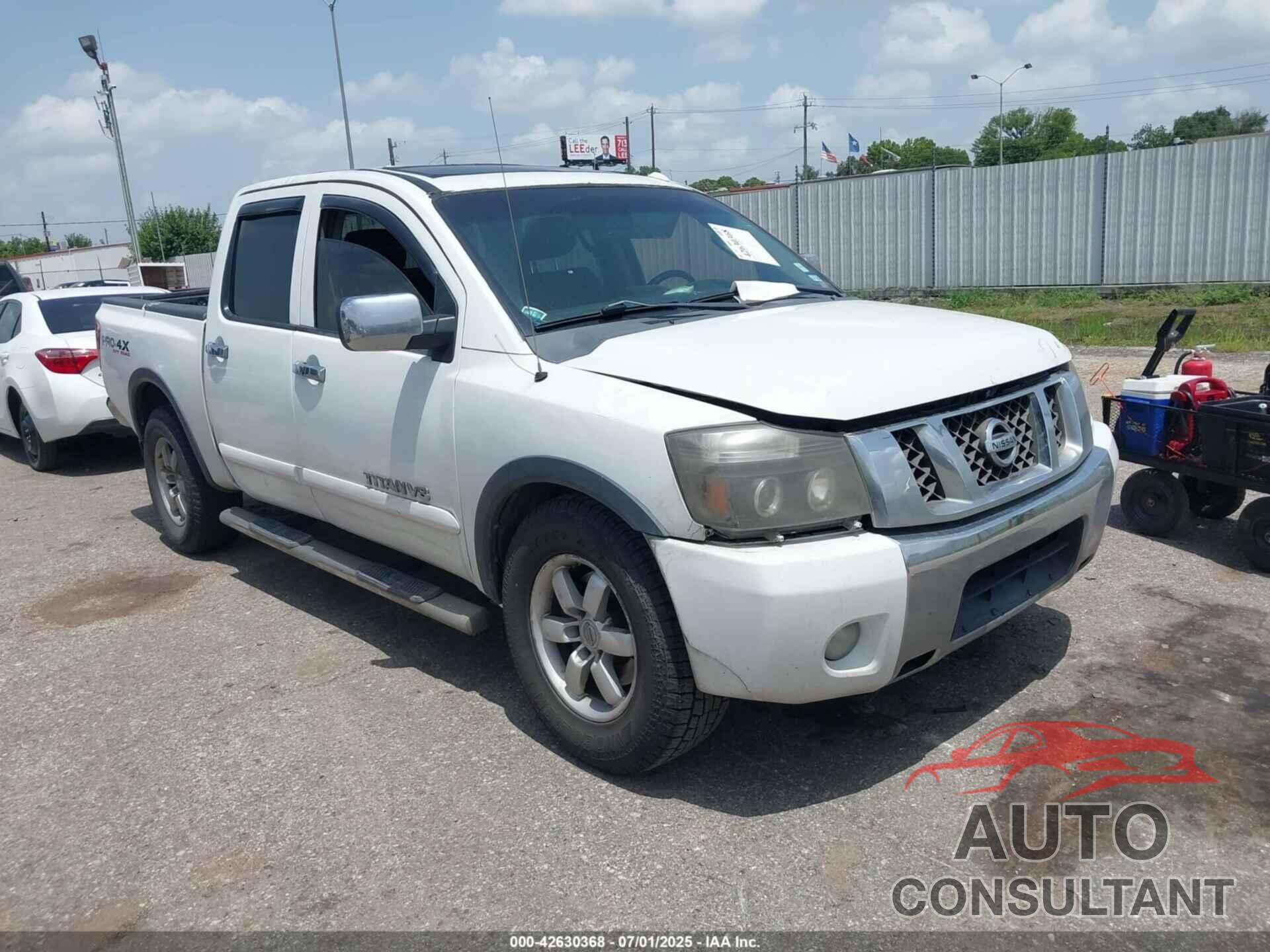 NISSAN TITAN 2012 - 1N6BA0EC1CN326919