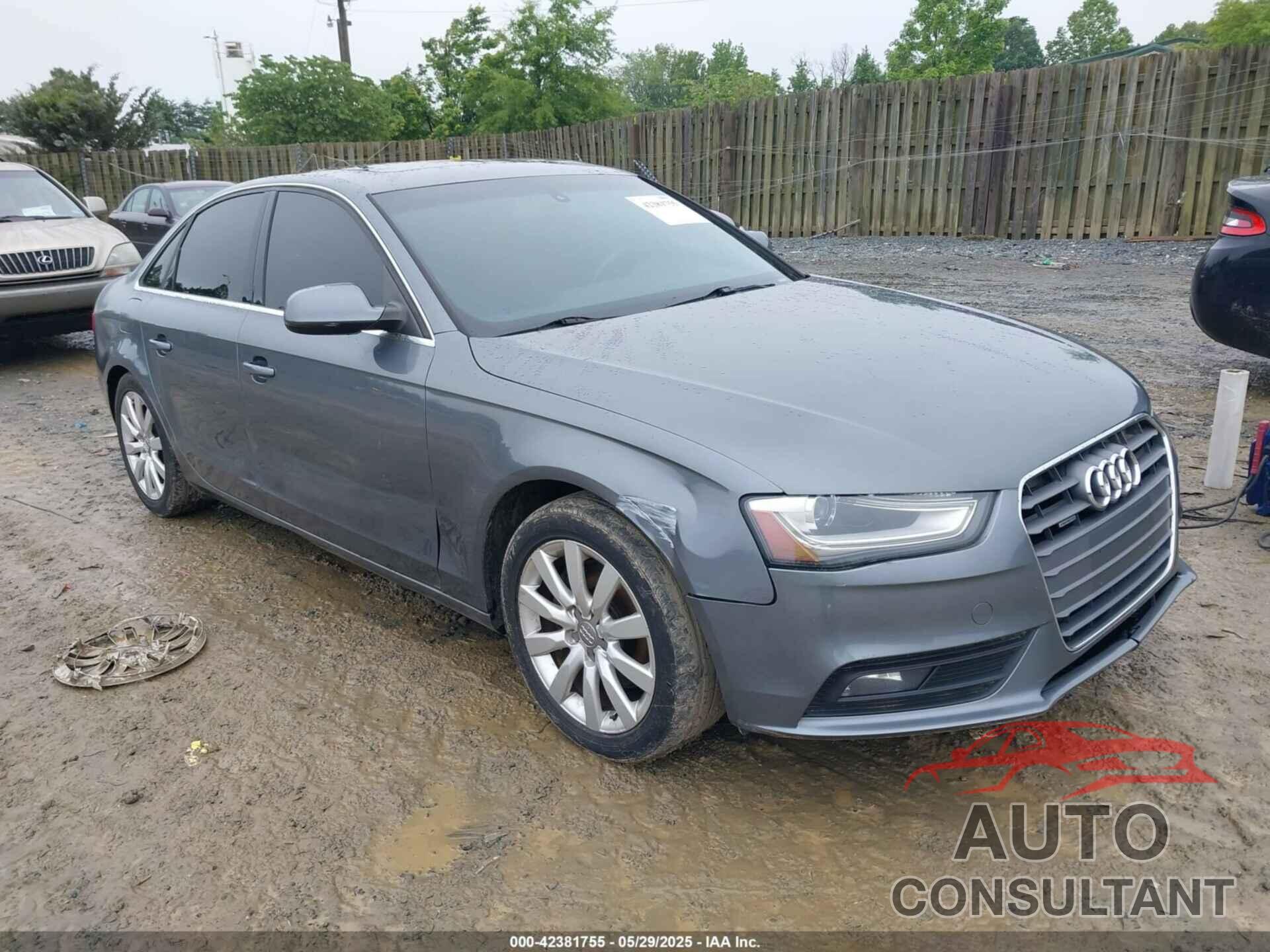 AUDI A4 2013 - WAUBFAFL3DN044904