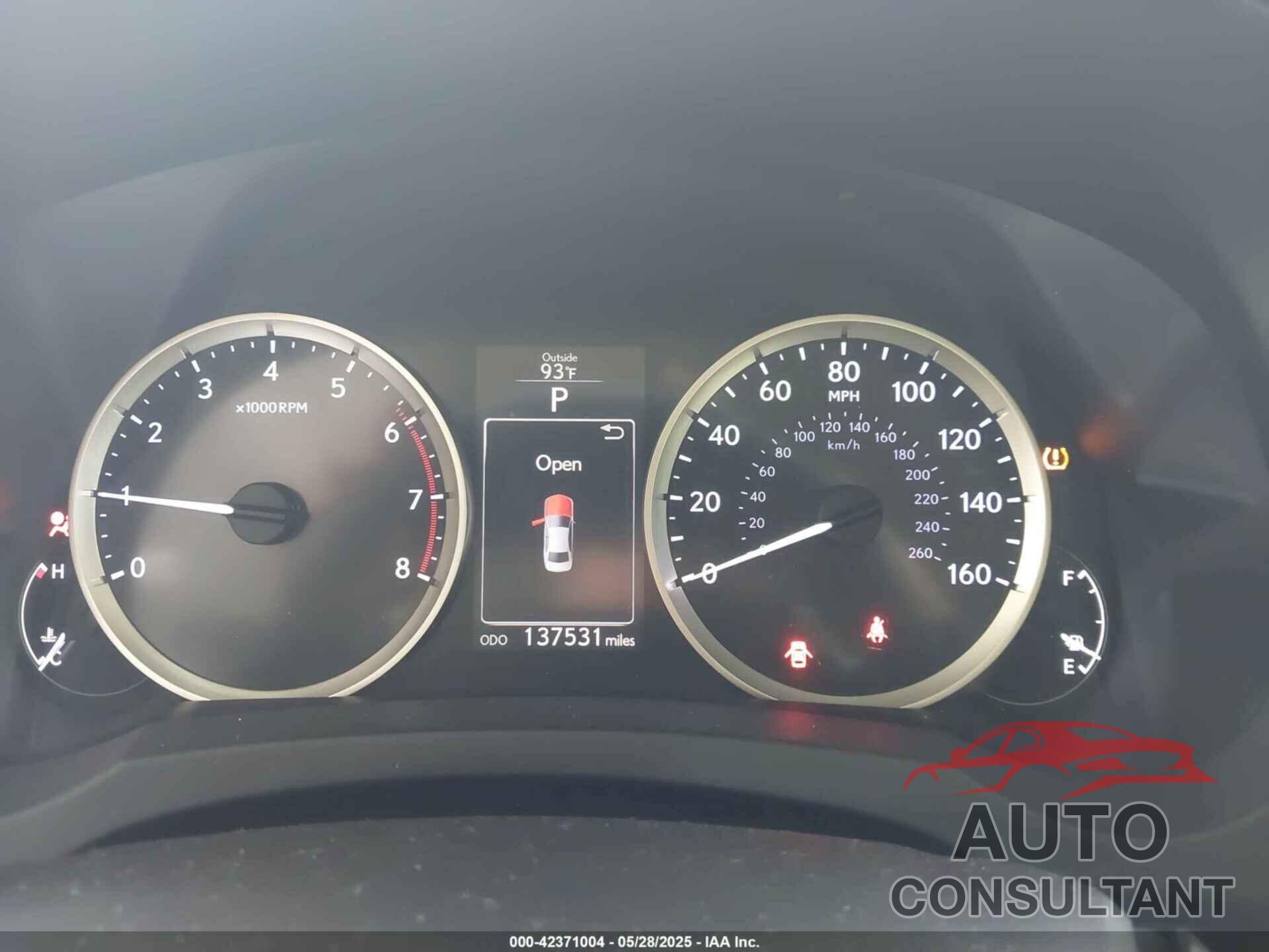 LEXUS IS 200T 2016 - JTHBA1D20G5002916