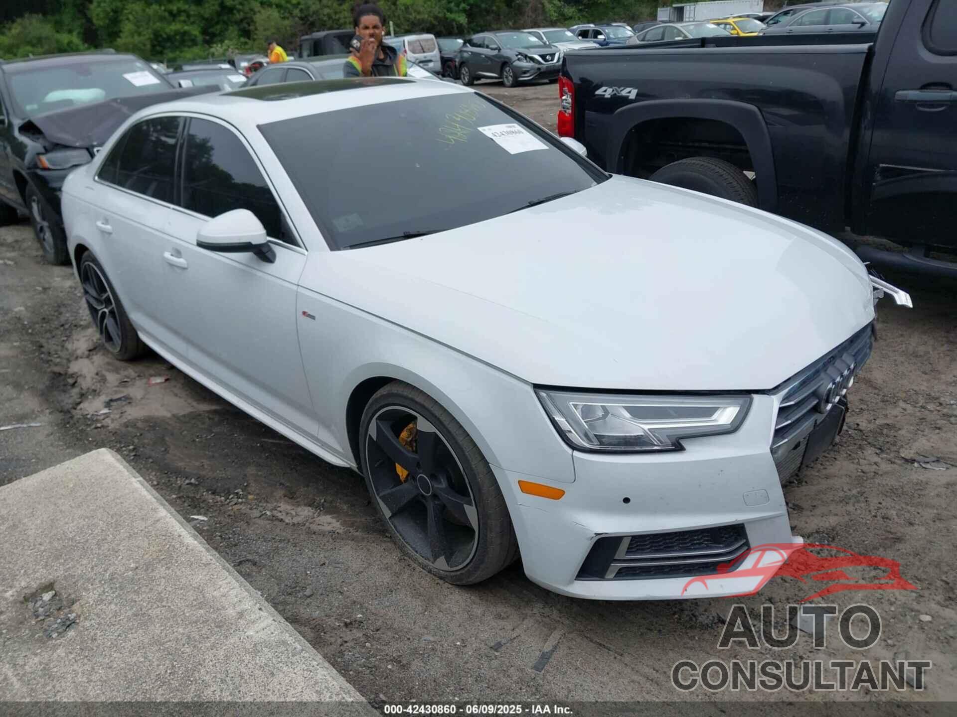 AUDI A4 2017 - WAULNAF40HN042422