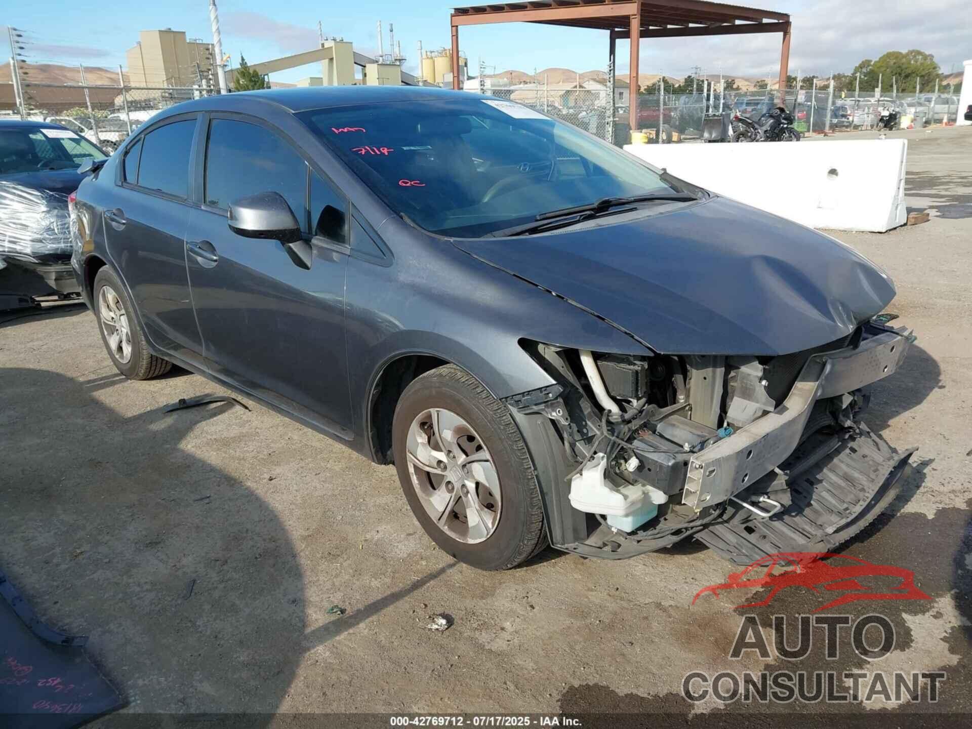 HONDA CIVIC 2013 - 2HGFB2F58DH545630