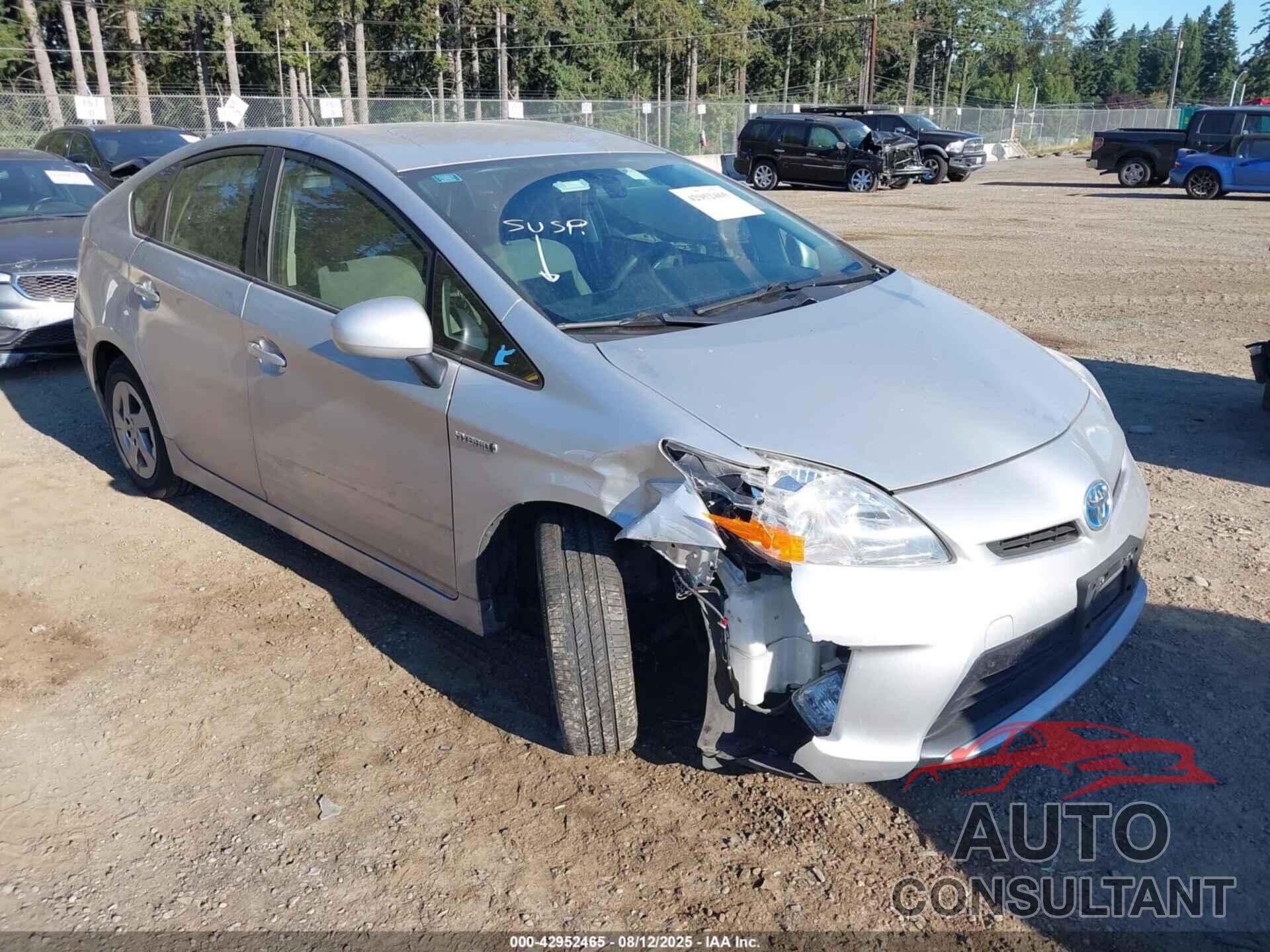 TOYOTA PRIUS 2013 - JTDKN3DU3D5547880