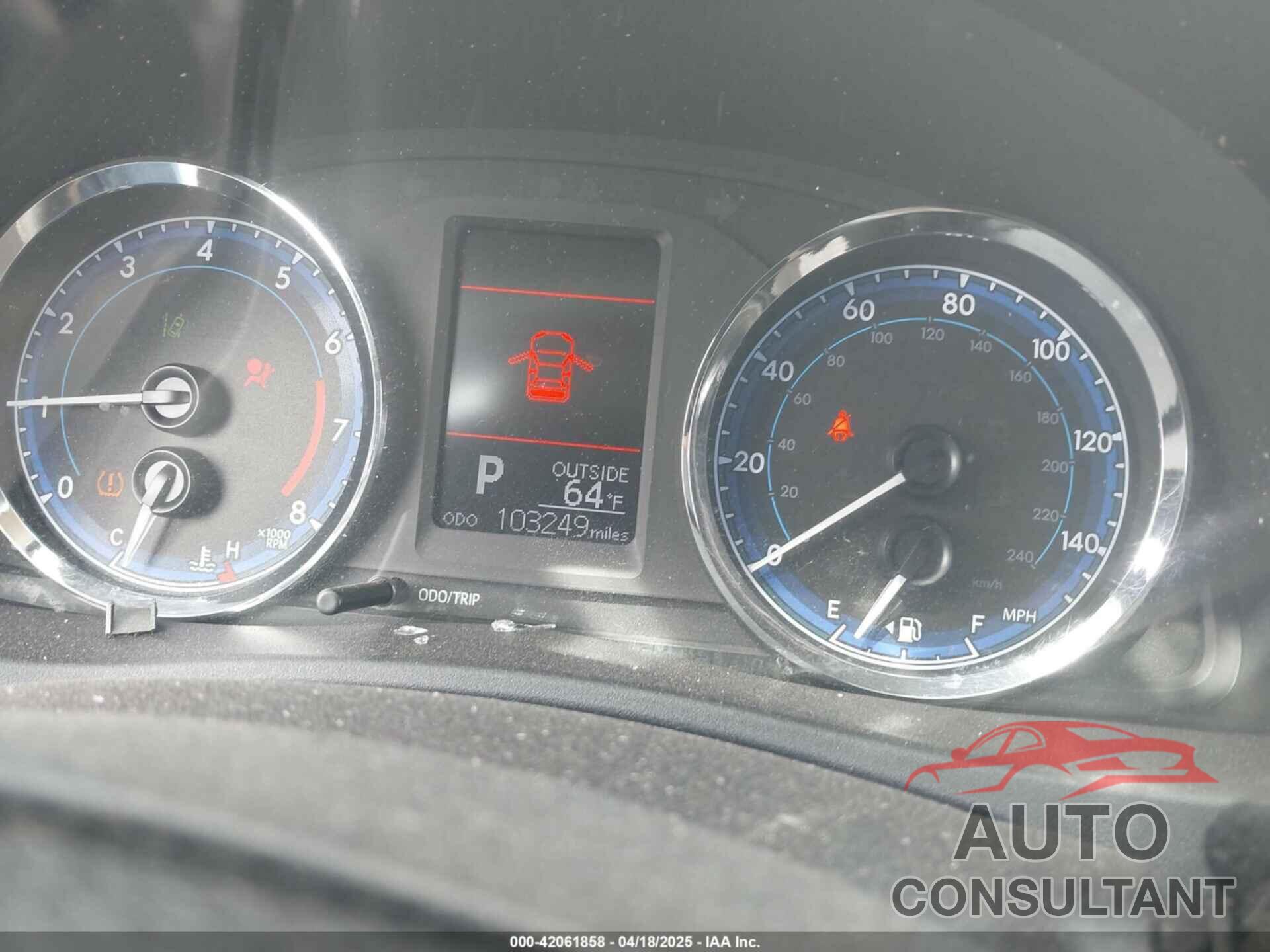 TOYOTA COROLLA 2017 - 2T1BURHE0HC782559