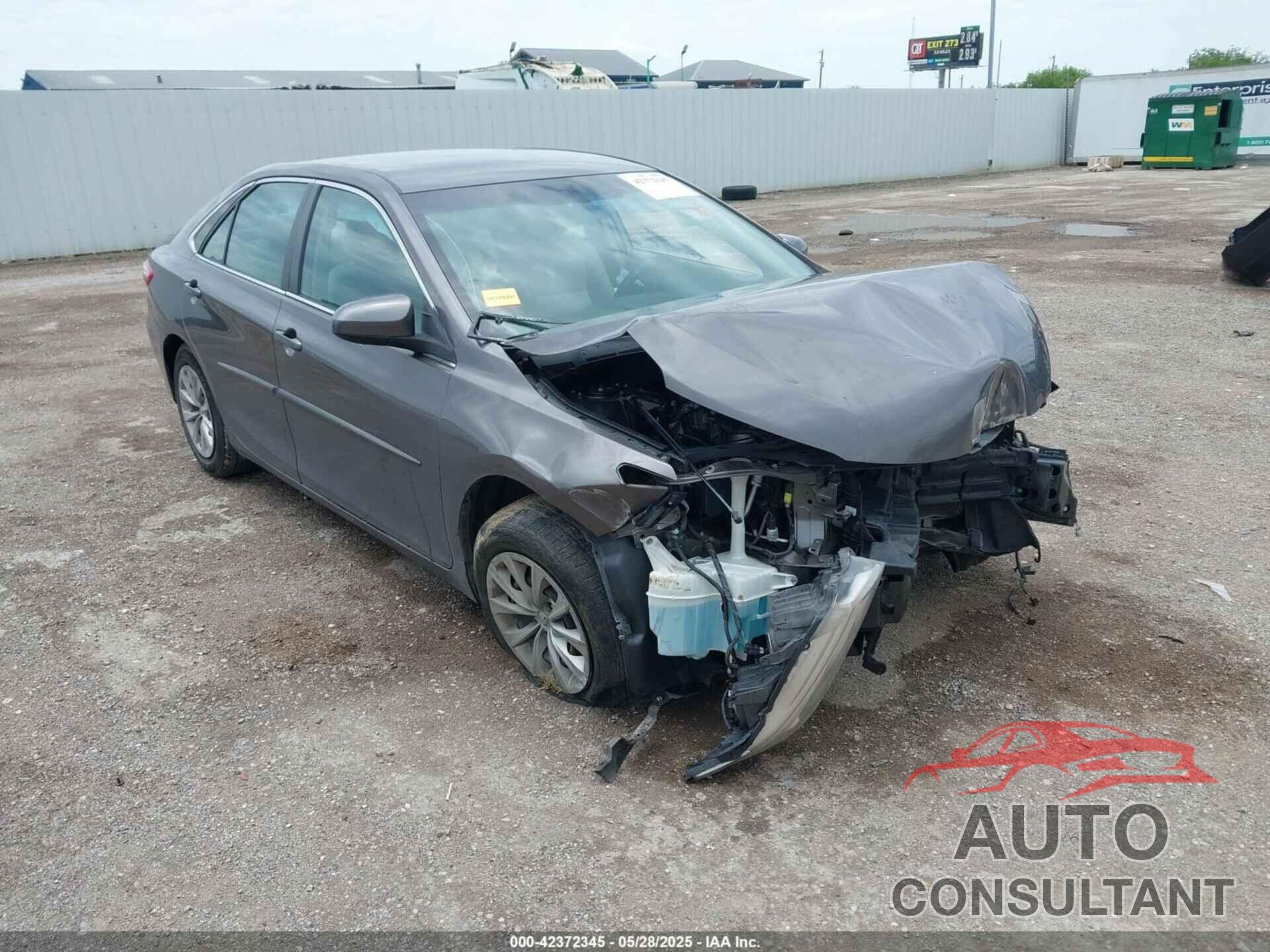 TOYOTA CAMRY 2015 - 4T4BF1FK3FR490782