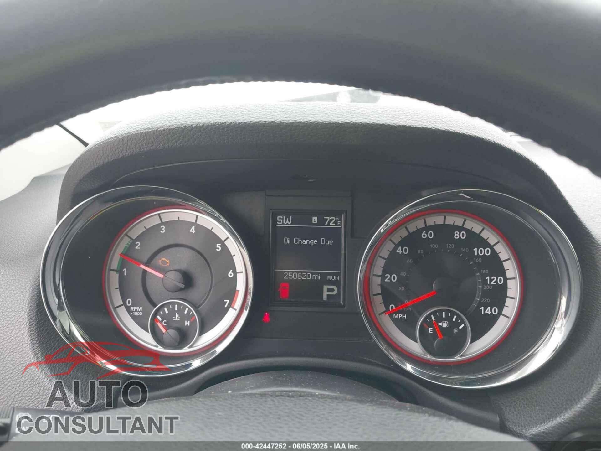 DODGE DURANGO 2012 - 1C4RDJDG5CC107573
