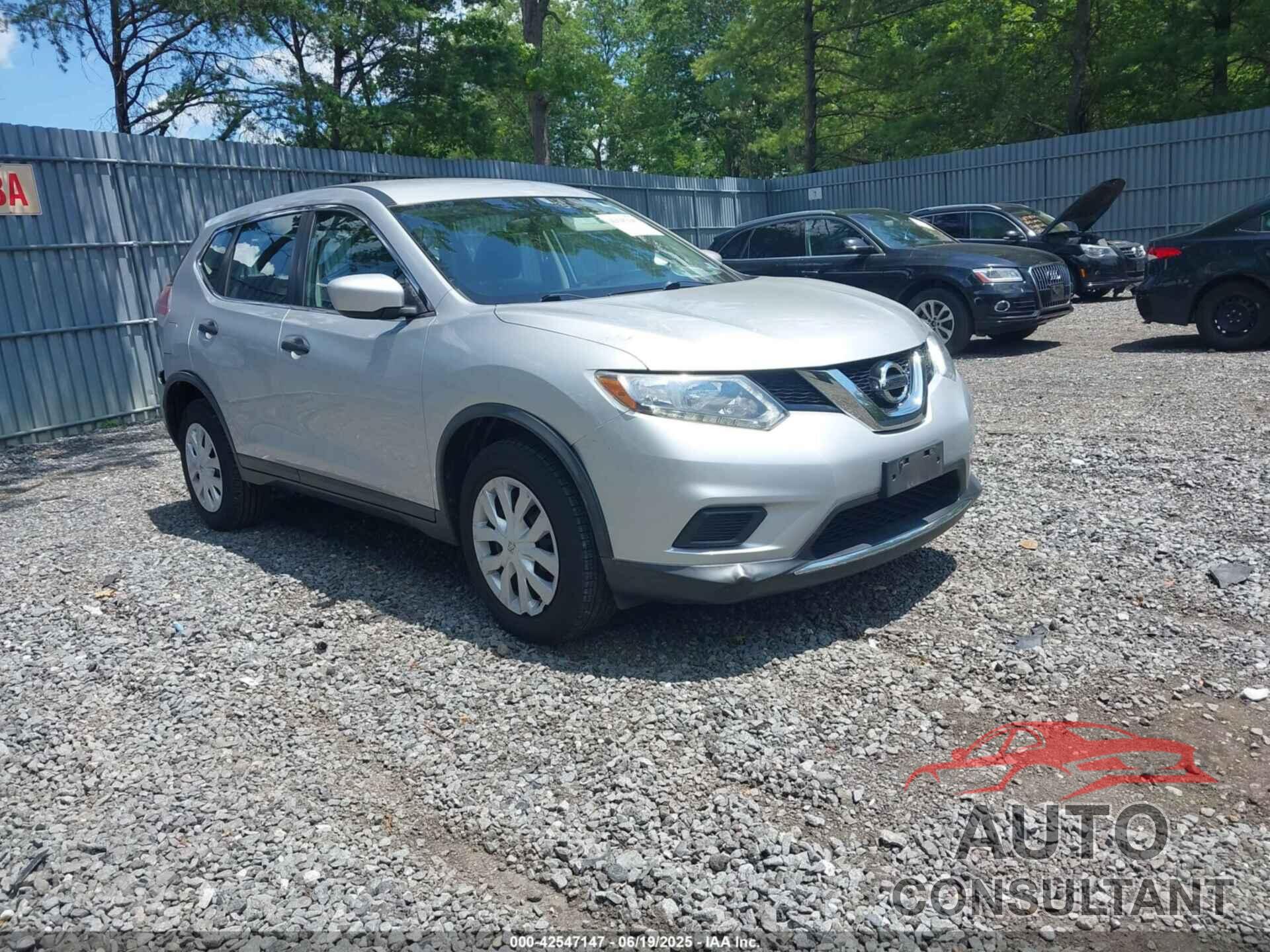 NISSAN ROGUE 2016 - KNMAT2MV2GP650429