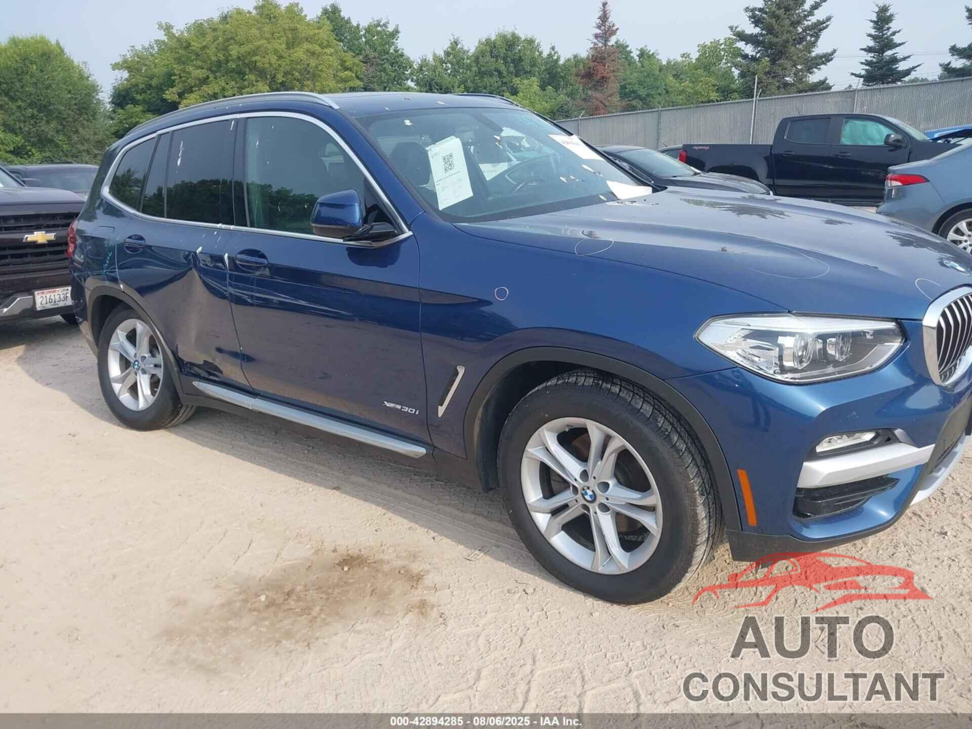 BMW X3 2018 - 5UXTR9C56JLC73444