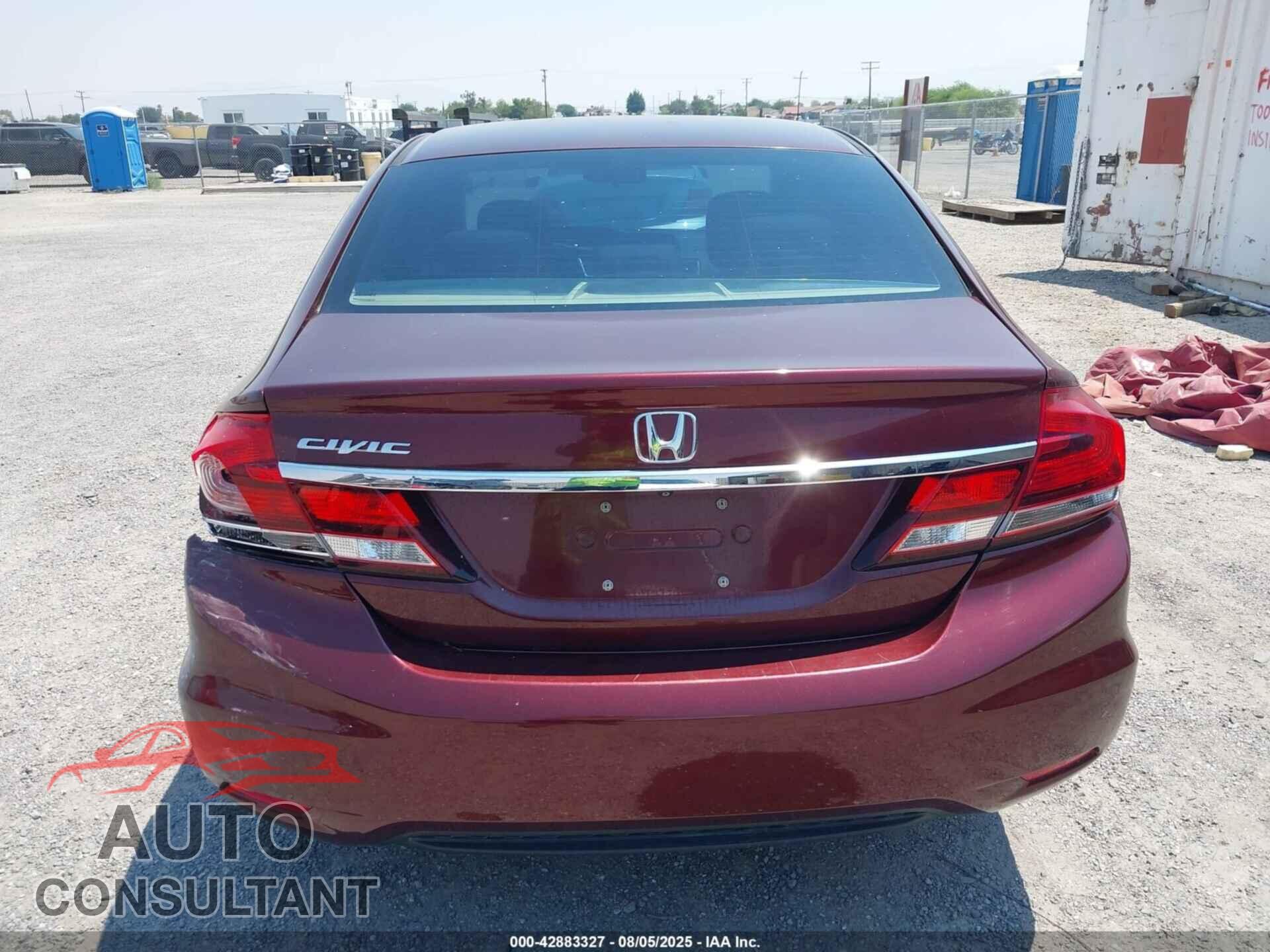 HONDA CIVIC 2013 - 19XFB2F54DE255041