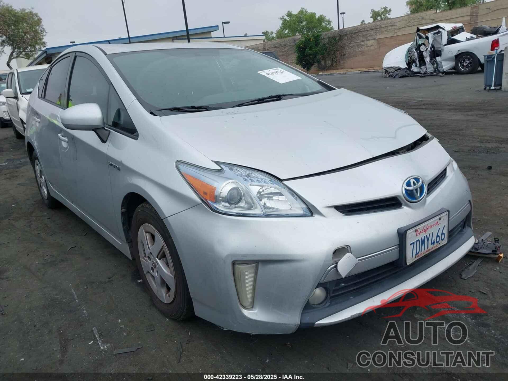 TOYOTA PRIUS 2011 - JTDKN3DU6B5335942