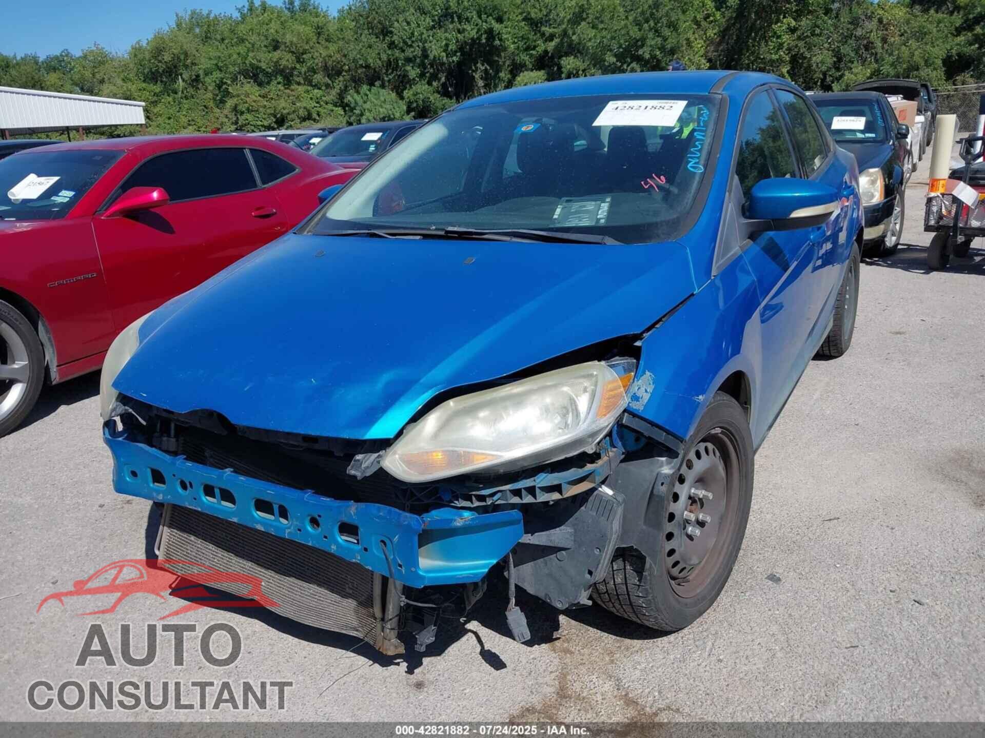 FORD FOCUS 2013 - 1FADP3F25DL163552