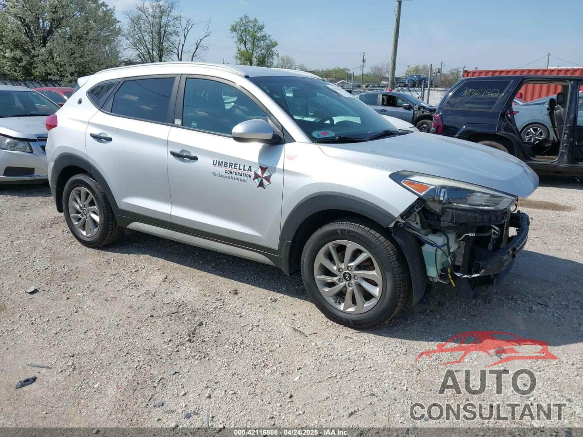 HYUNDAI TUCSON 2017 - KM8J3CA49HU415672