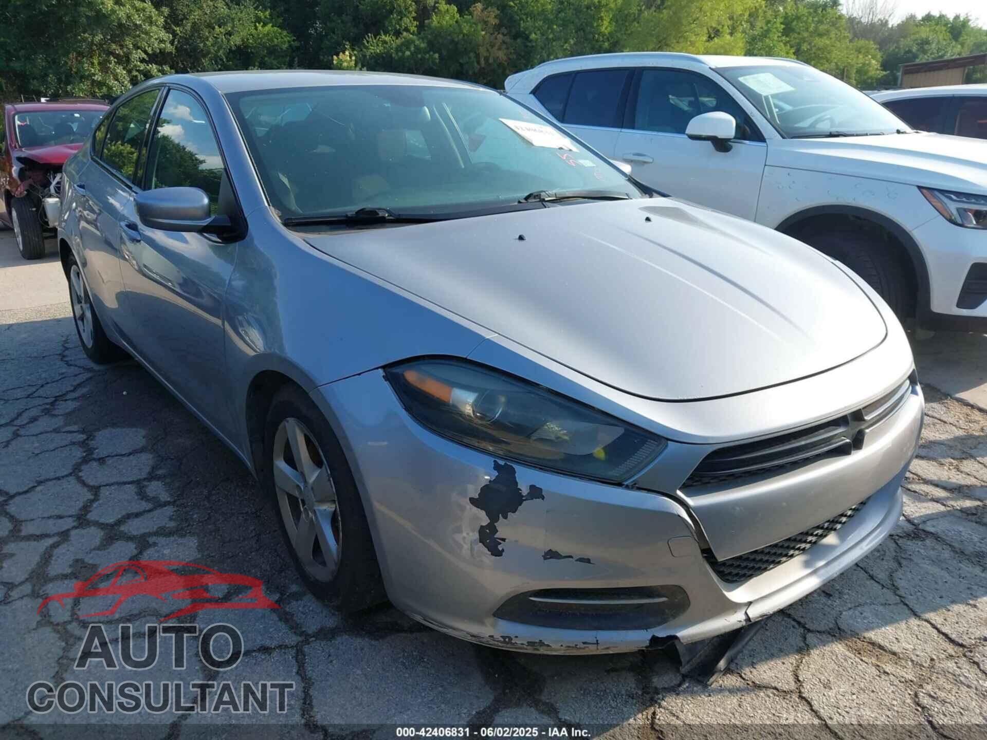 DODGE DART 2015 - 1C3CDFBB7FD319551
