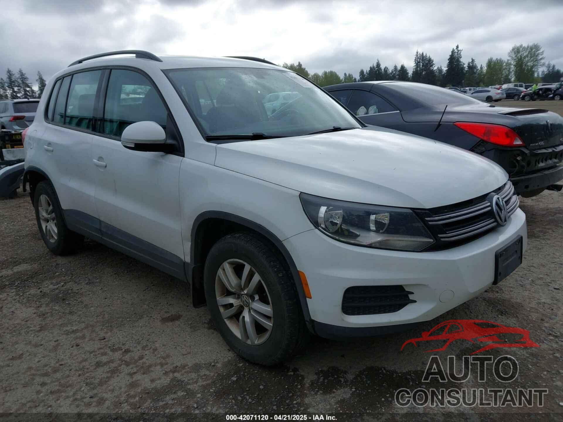 VOLKSWAGEN TIGUAN 2017 - WVGBV7AX5HK025695