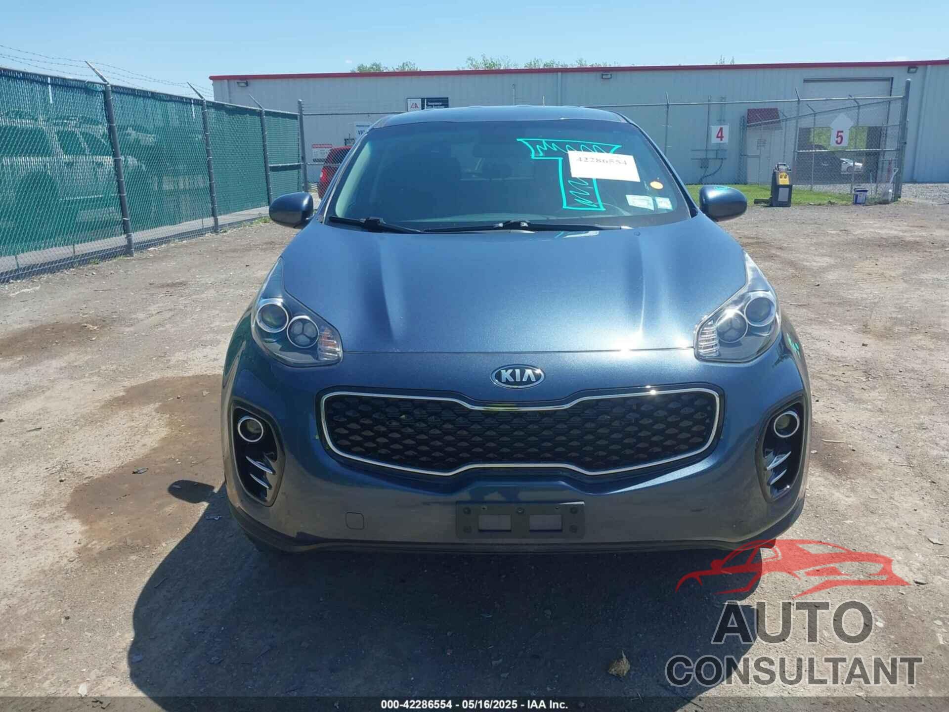 KIA SPORTAGE 2017 - KNDPMCAC1H7246006