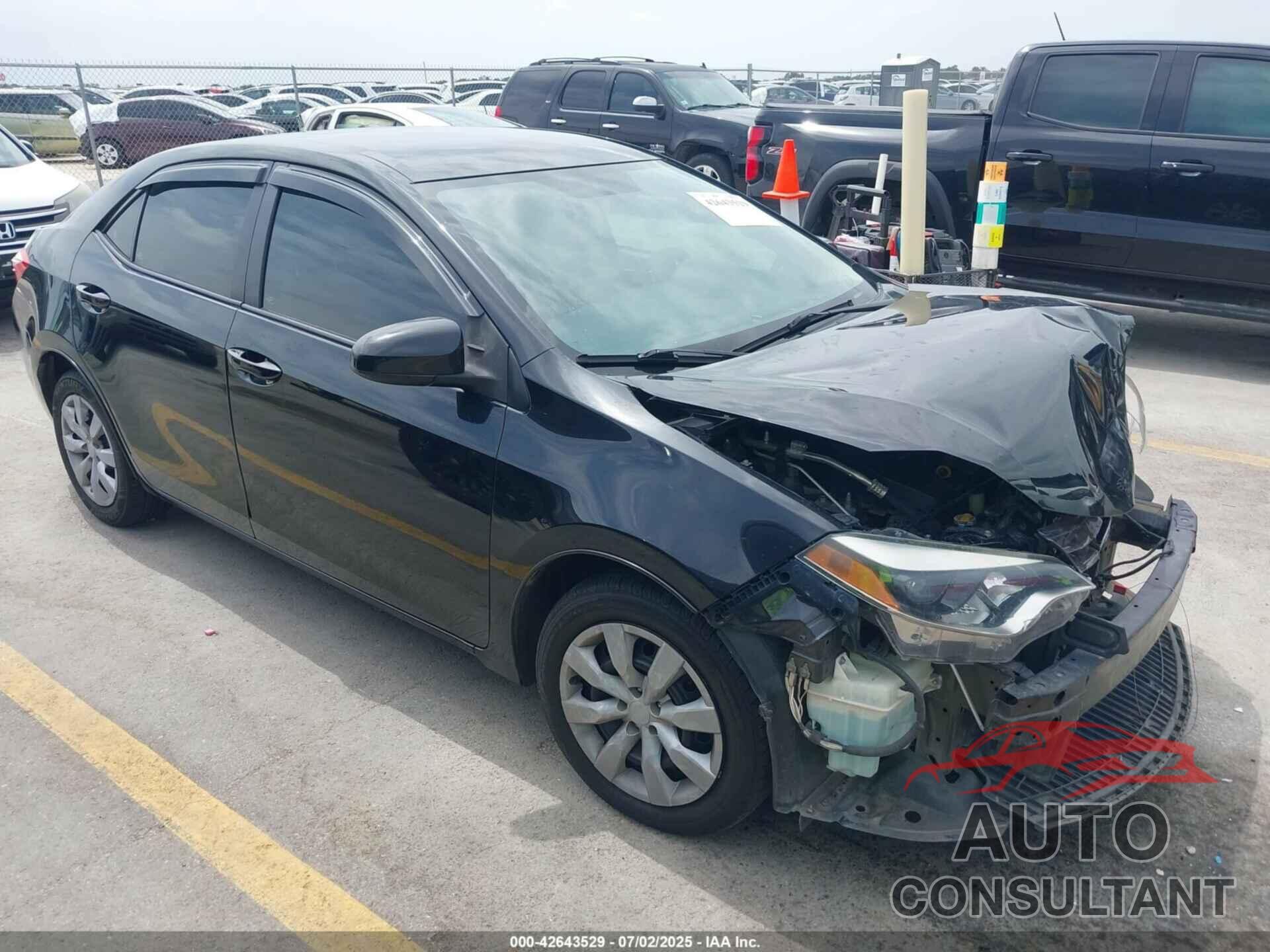 TOYOTA COROLLA 2015 - 5YFBURHE4FP236165