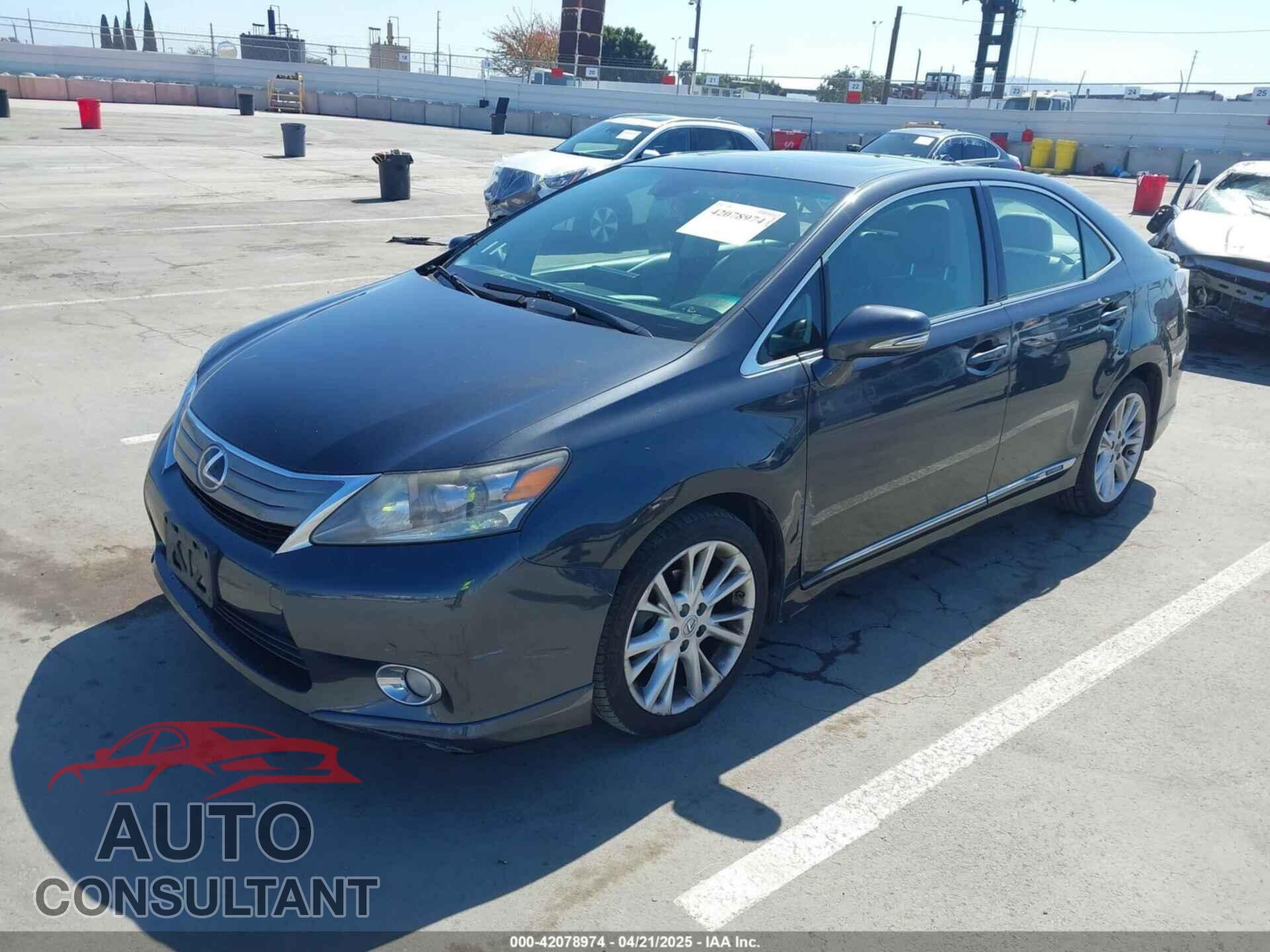 LEXUS HS 250H 2010 - JTHBB1BA5A2016195