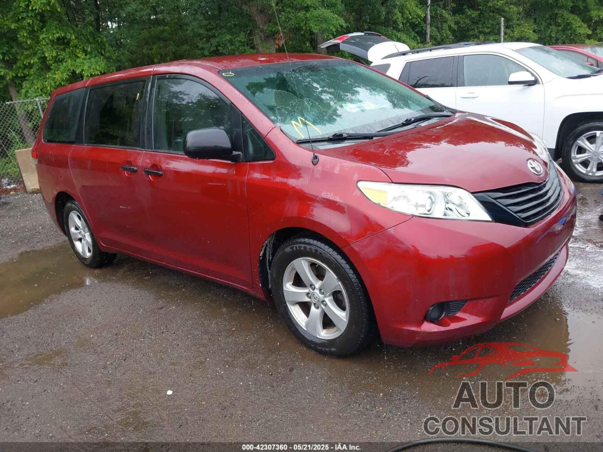 TOYOTA SIENNA 2014 - 5TDZK3DC0ES457242