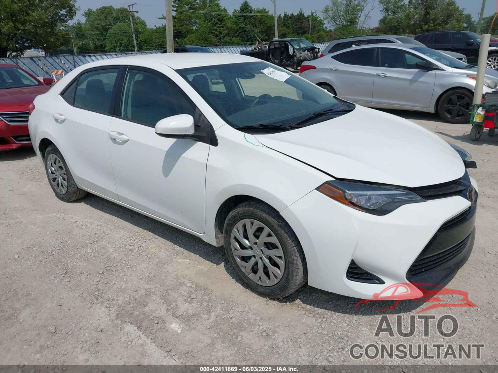 TOYOTA COROLLA 2017 - 2T1BURHE1HC807873