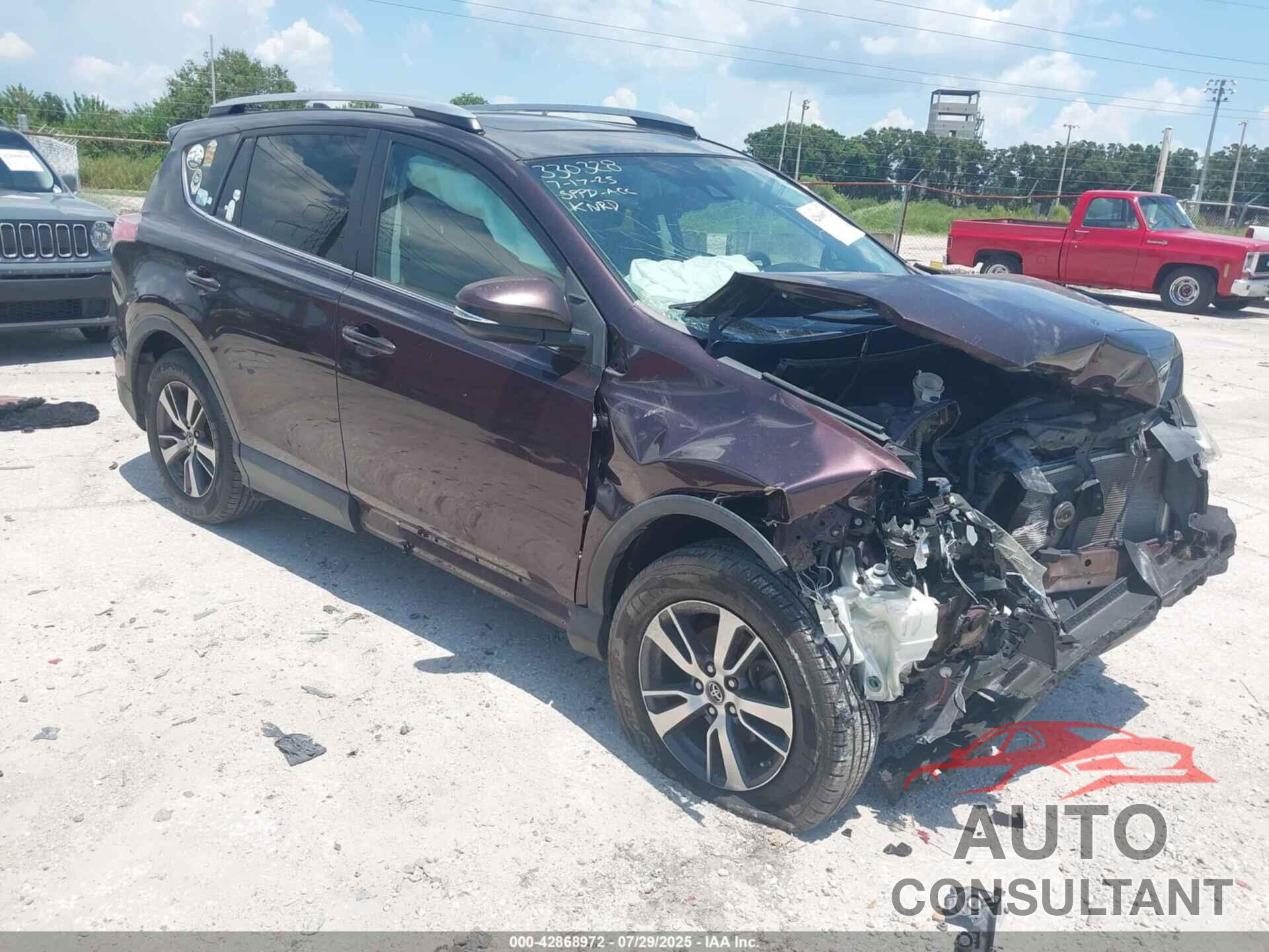 TOYOTA RAV4 2017 - 2T3WFREV0HW344257