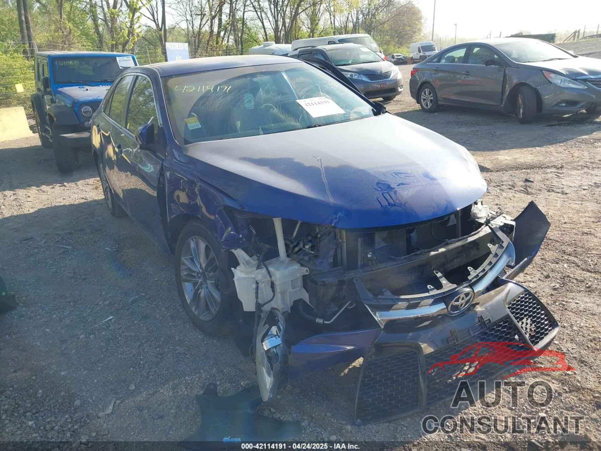 TOYOTA CAMRY 2015 - 4T1BF1FK8FU929470