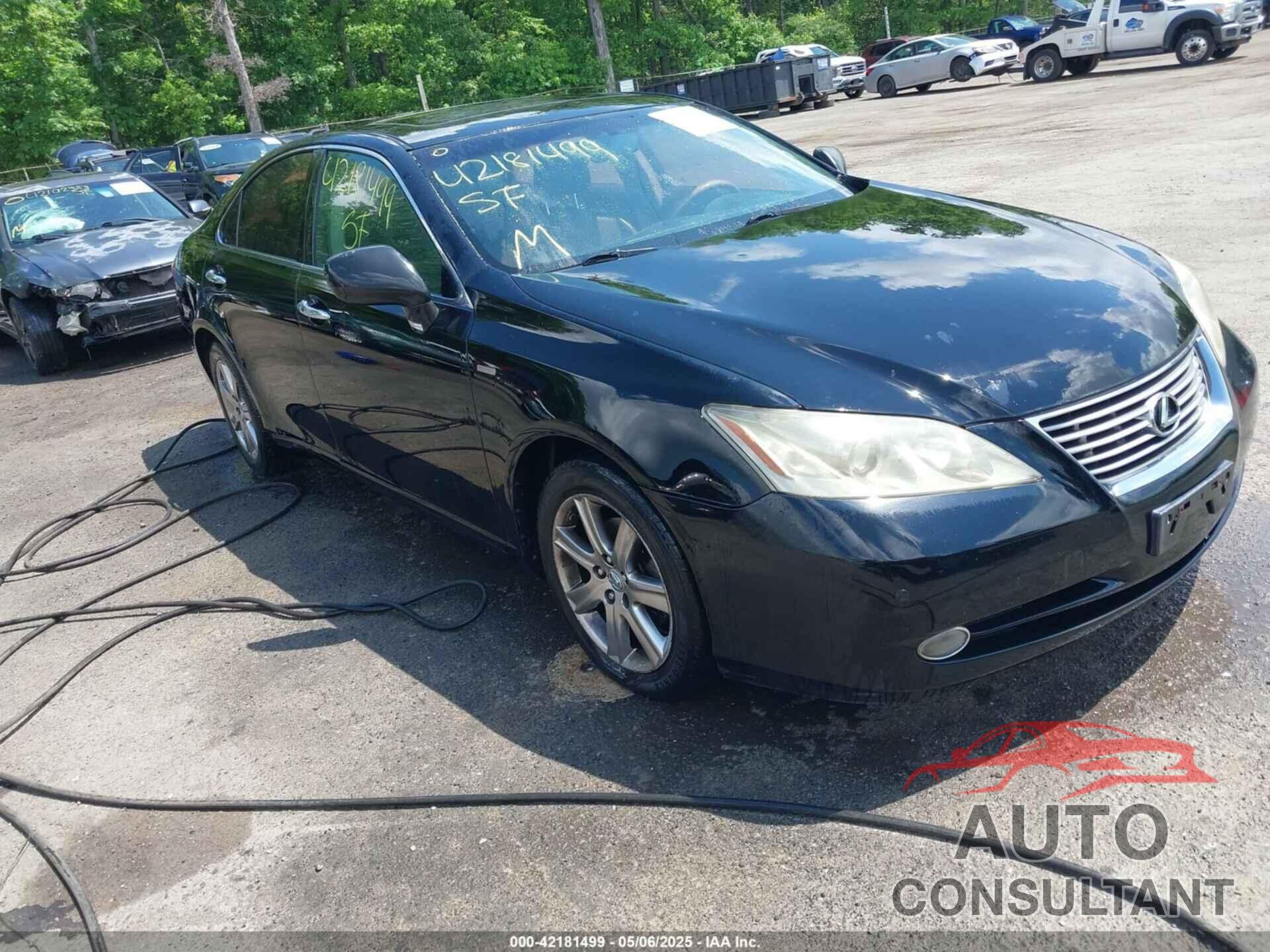 LEXUS ES 350 2009 - JTHBJ46G492284976