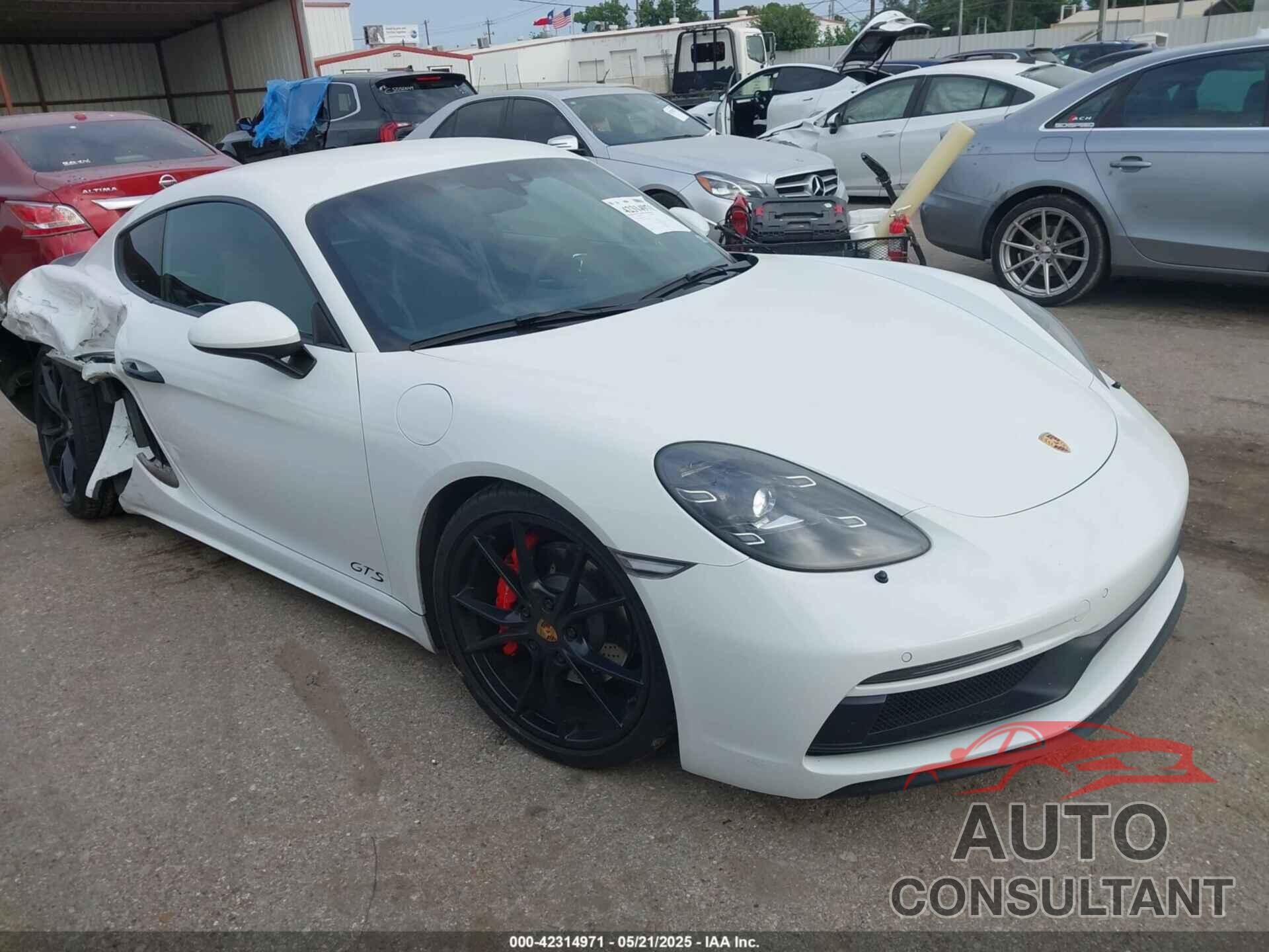 PORSCHE 718 CAYMAN 2018 - WP0AB2A80JS278370
