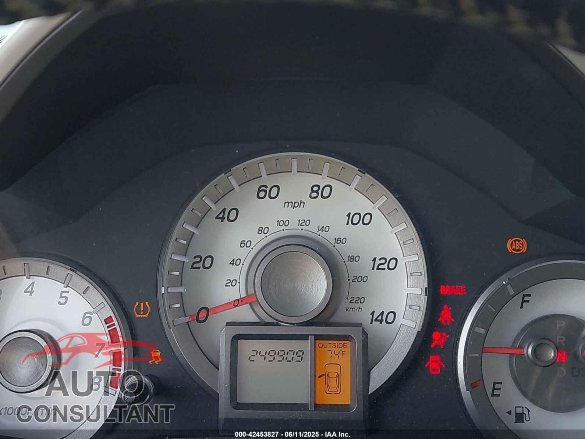 HONDA PILOT 2012 - 5FNYF4H55CB031937