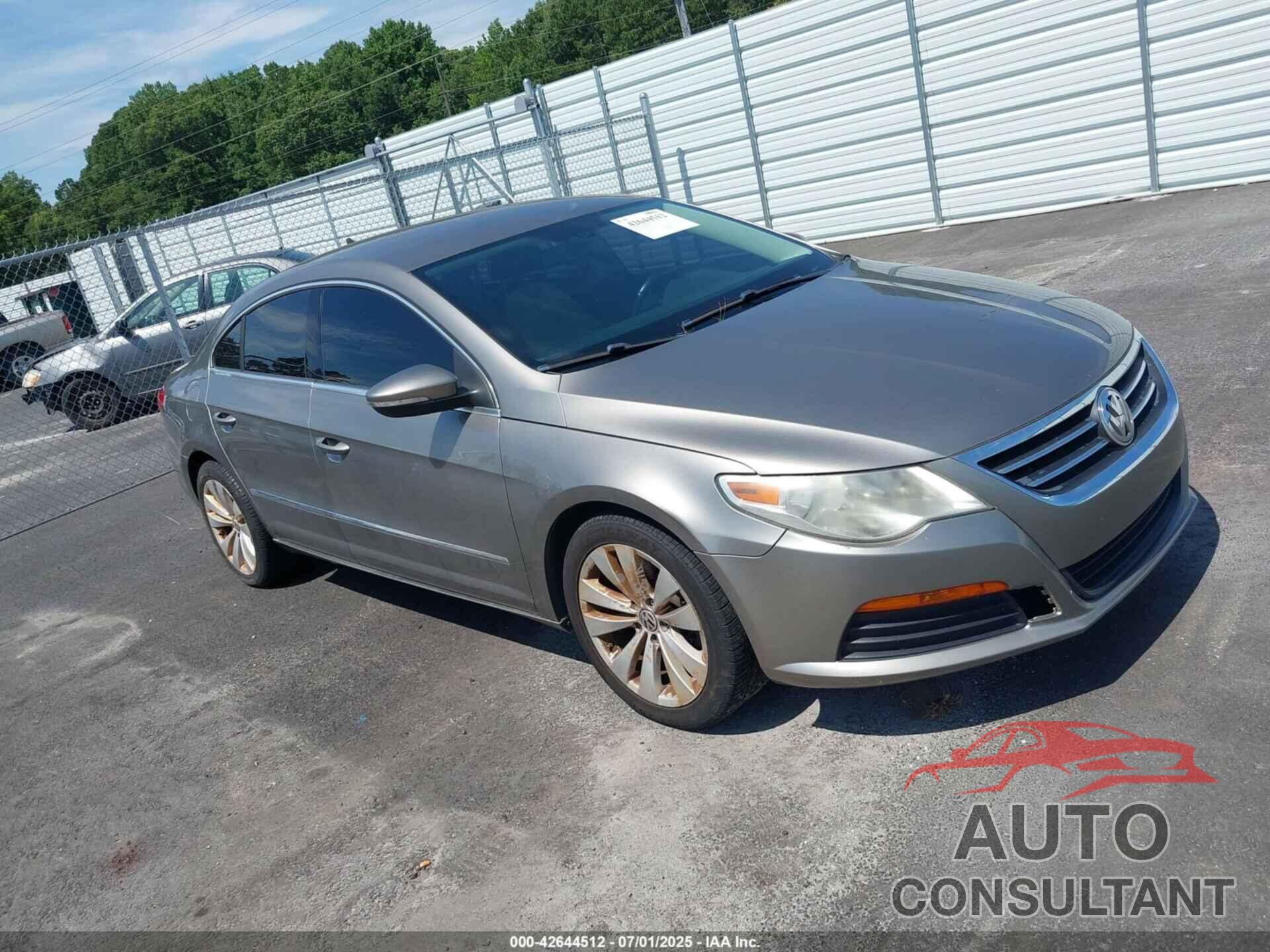 VOLKSWAGEN CC 2012 - WVWMN7AN8CE547174